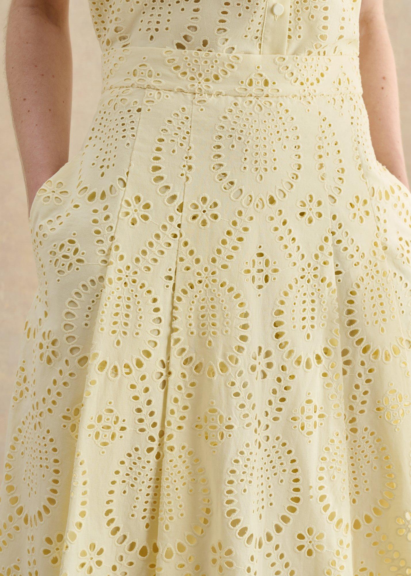 Brookshire Skirt, Pale Yellow, hi-res