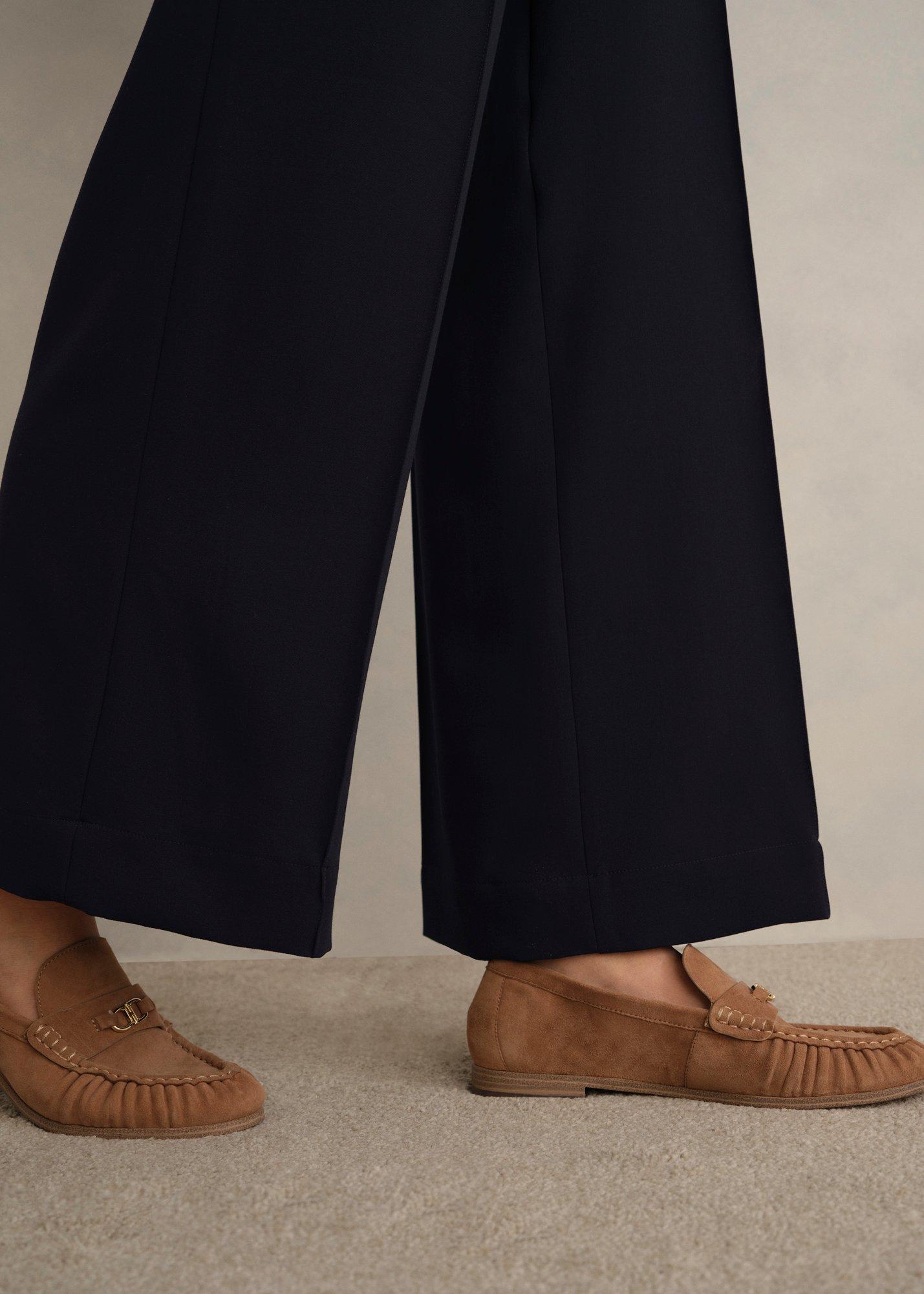 Eva Crop Trousers, Navy, hi-res