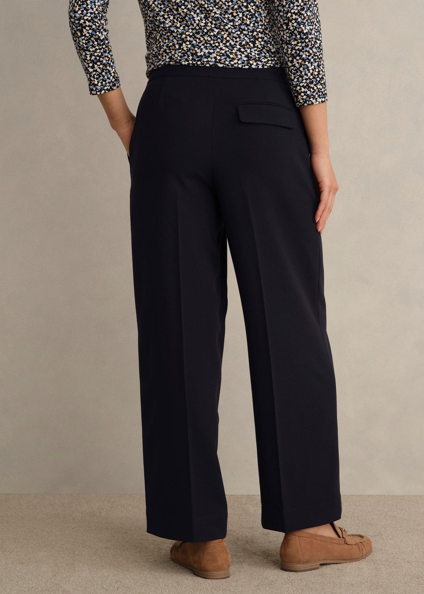 Eva Crop Trousers, Navy, hi-res