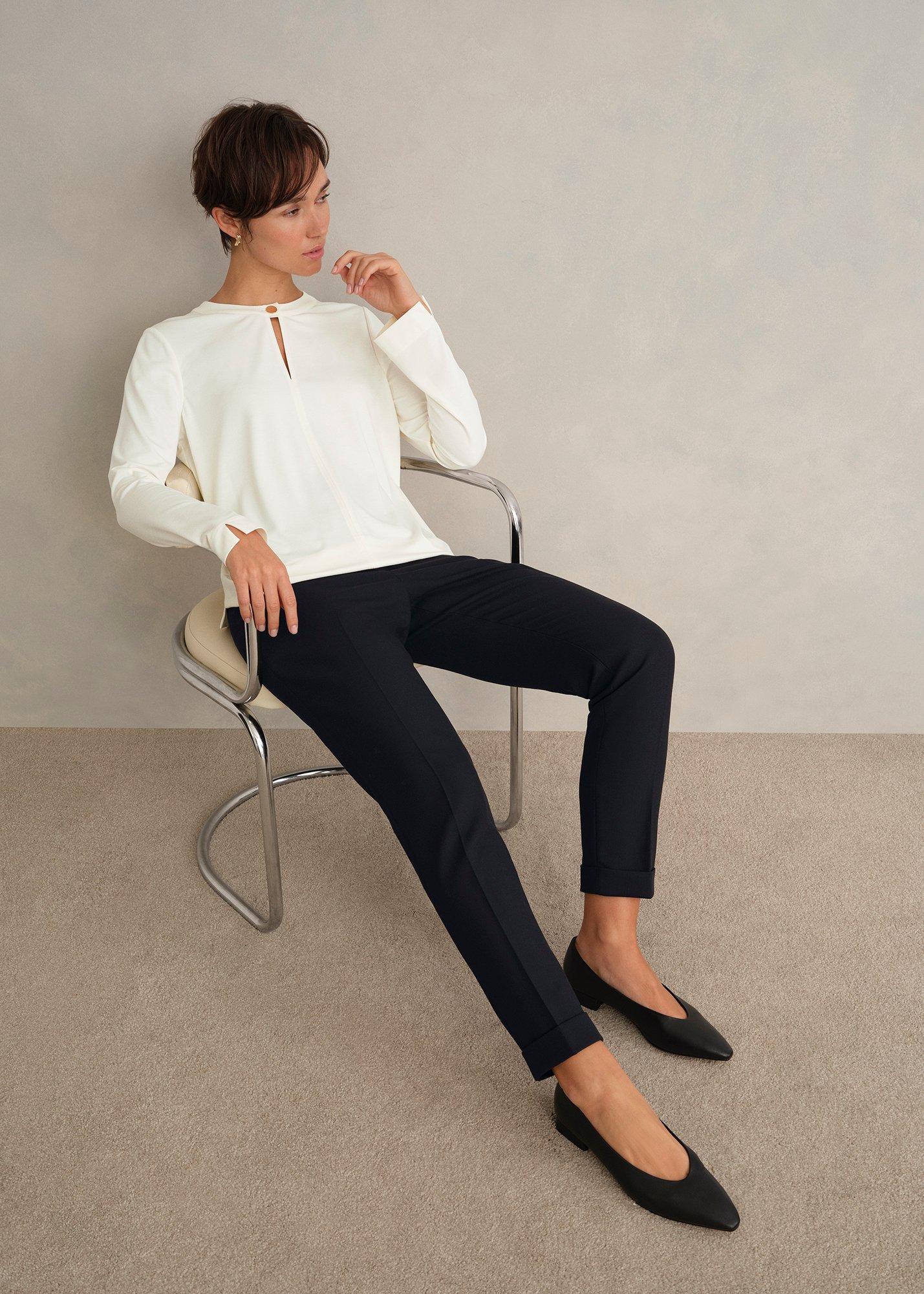 Lisette Wool Blend Trousers