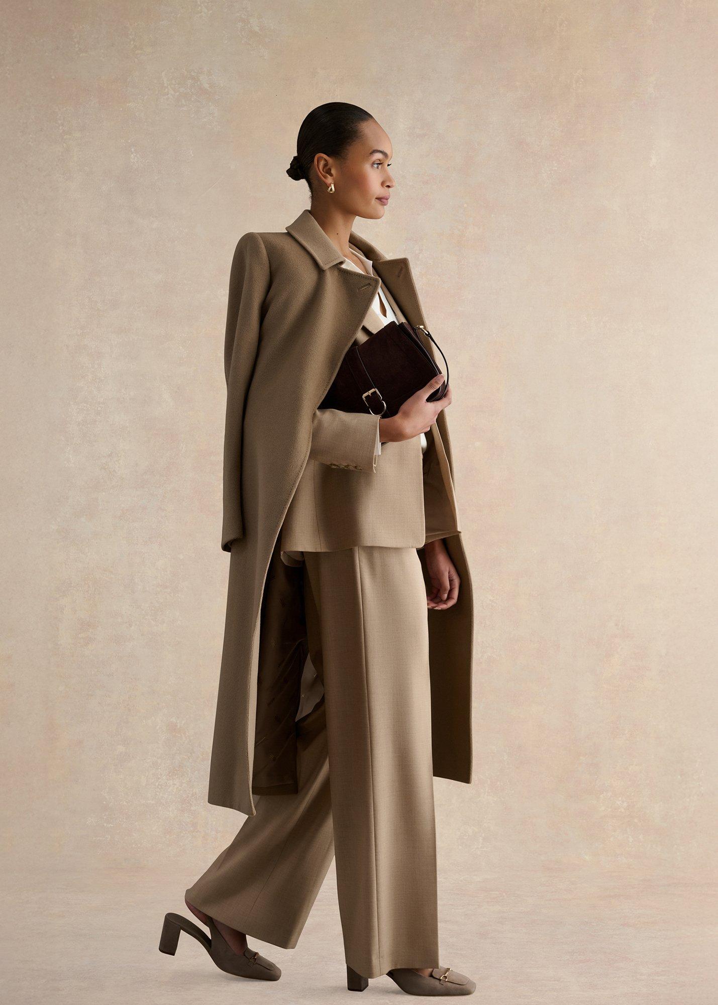 Ashleen Wide Leg Trousers, Neutral, hi-res