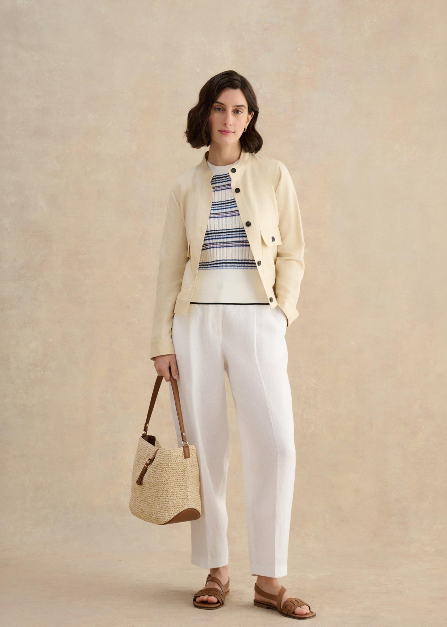 Dania Trousers, White, hi-res