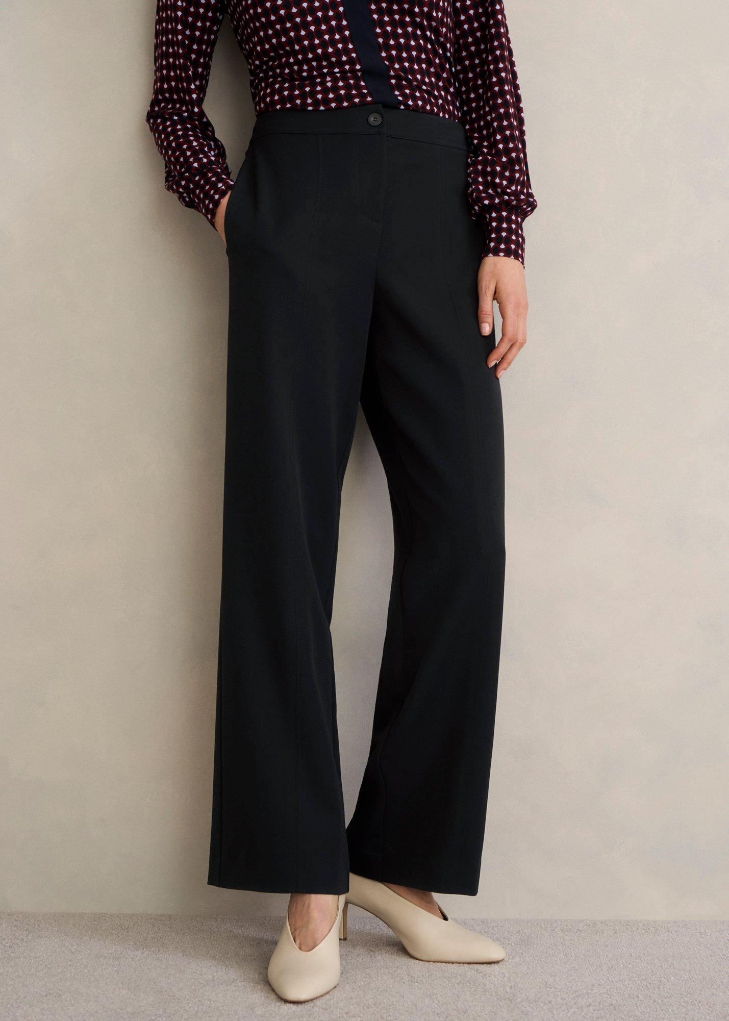 Martine Travel Trousers, Black, hi-res