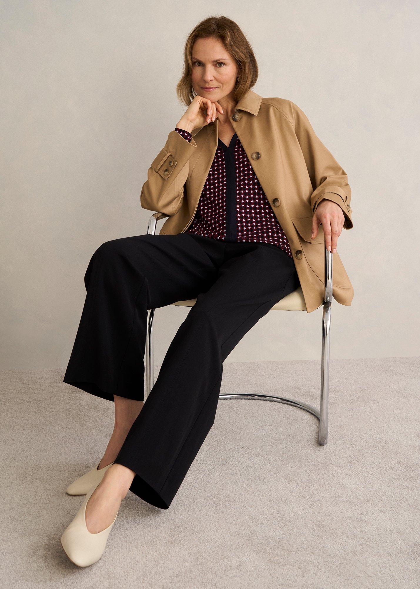 Martine Travel Trousers, Black, hi-res