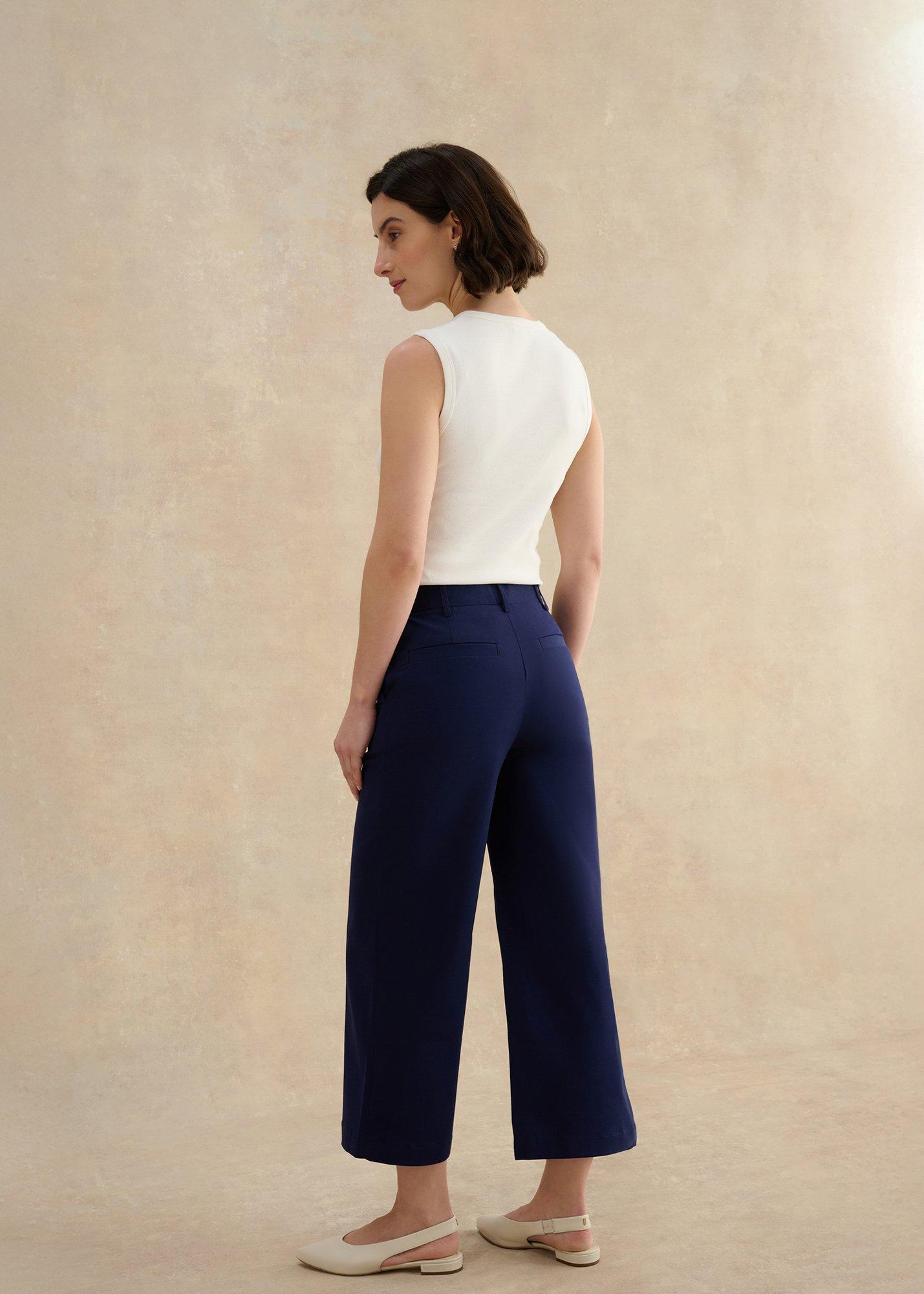 Clemmie Trousers, True Navy, hi-res