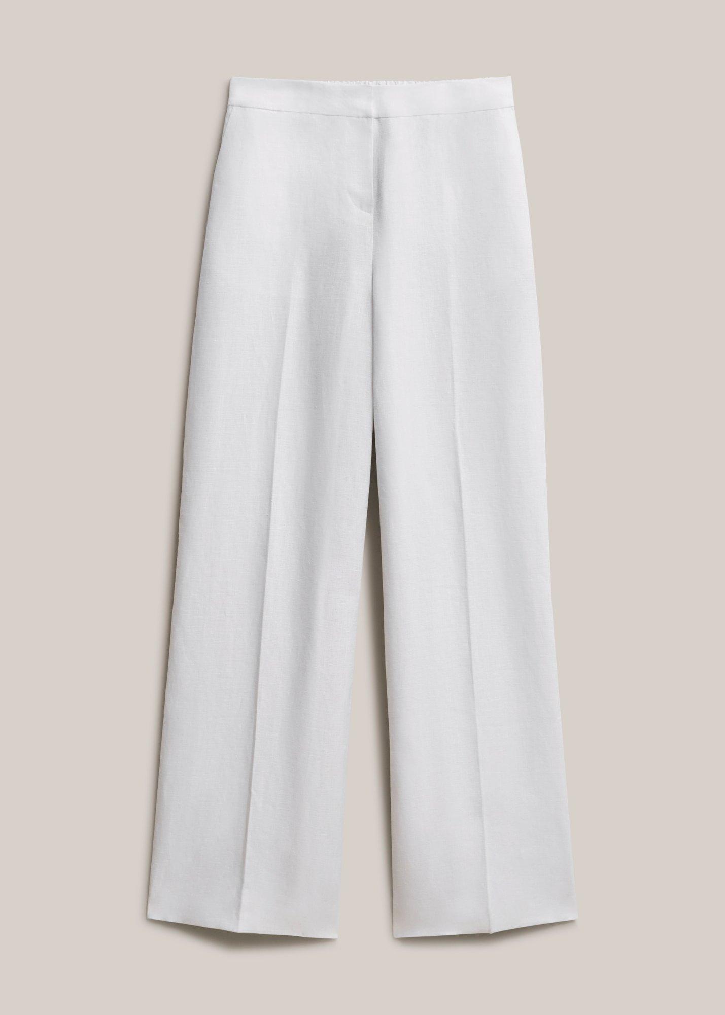 Alessia Linen Wide Leg Trousers