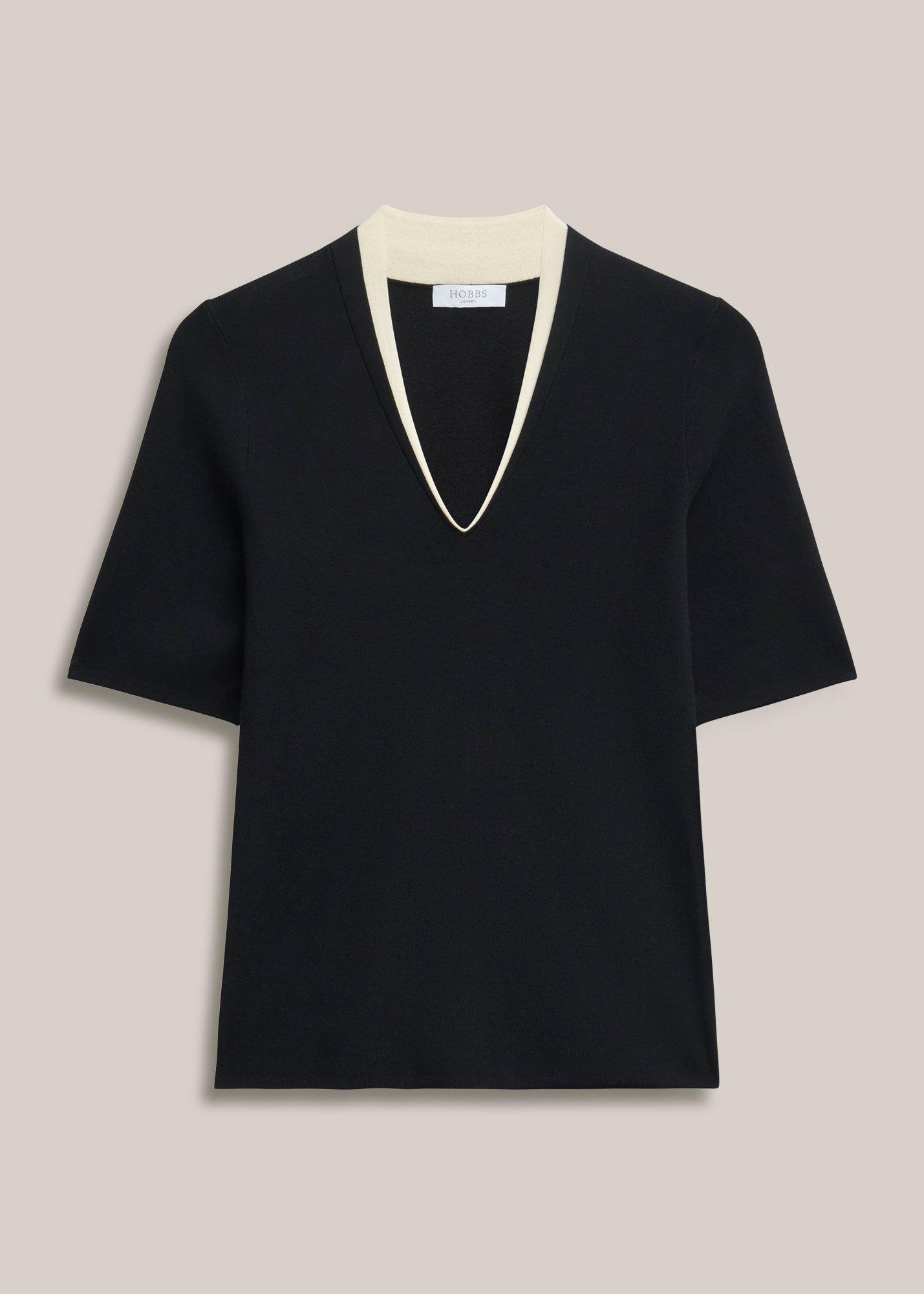 Scarlett V Neck Knitted Top