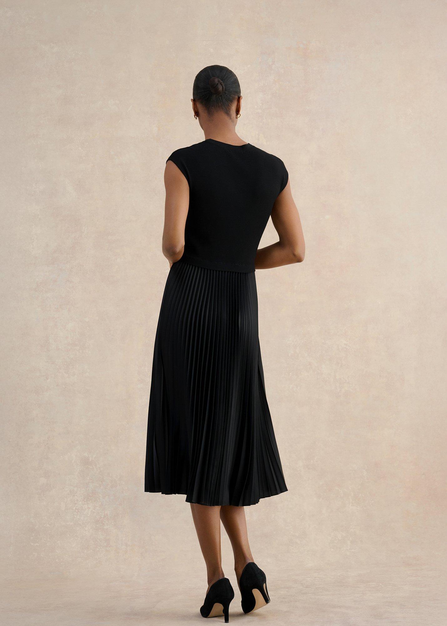 Petite Piper Dress, Black, hi-res