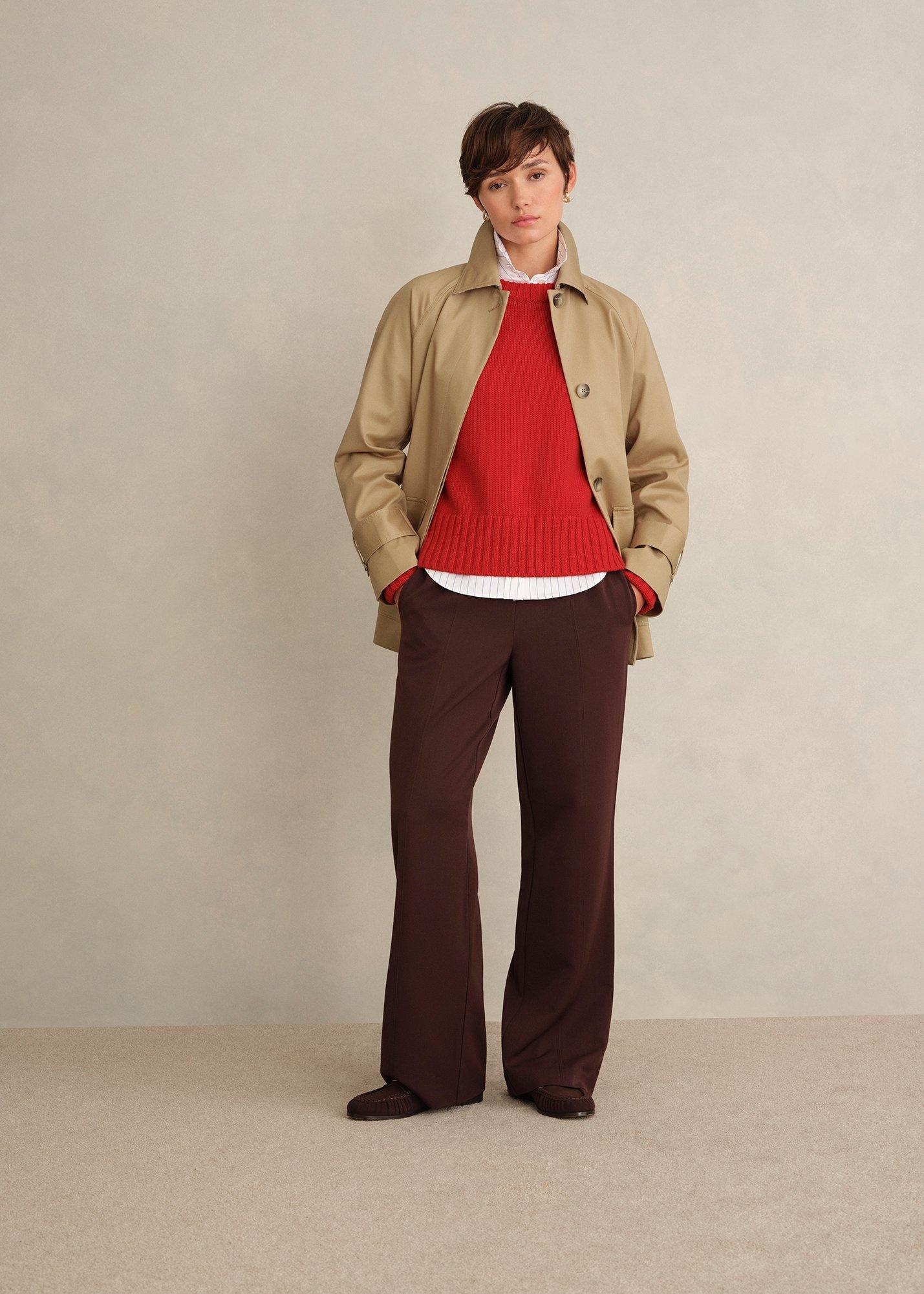 Sukey Cotton Jumper, Pepper Red, hi-res