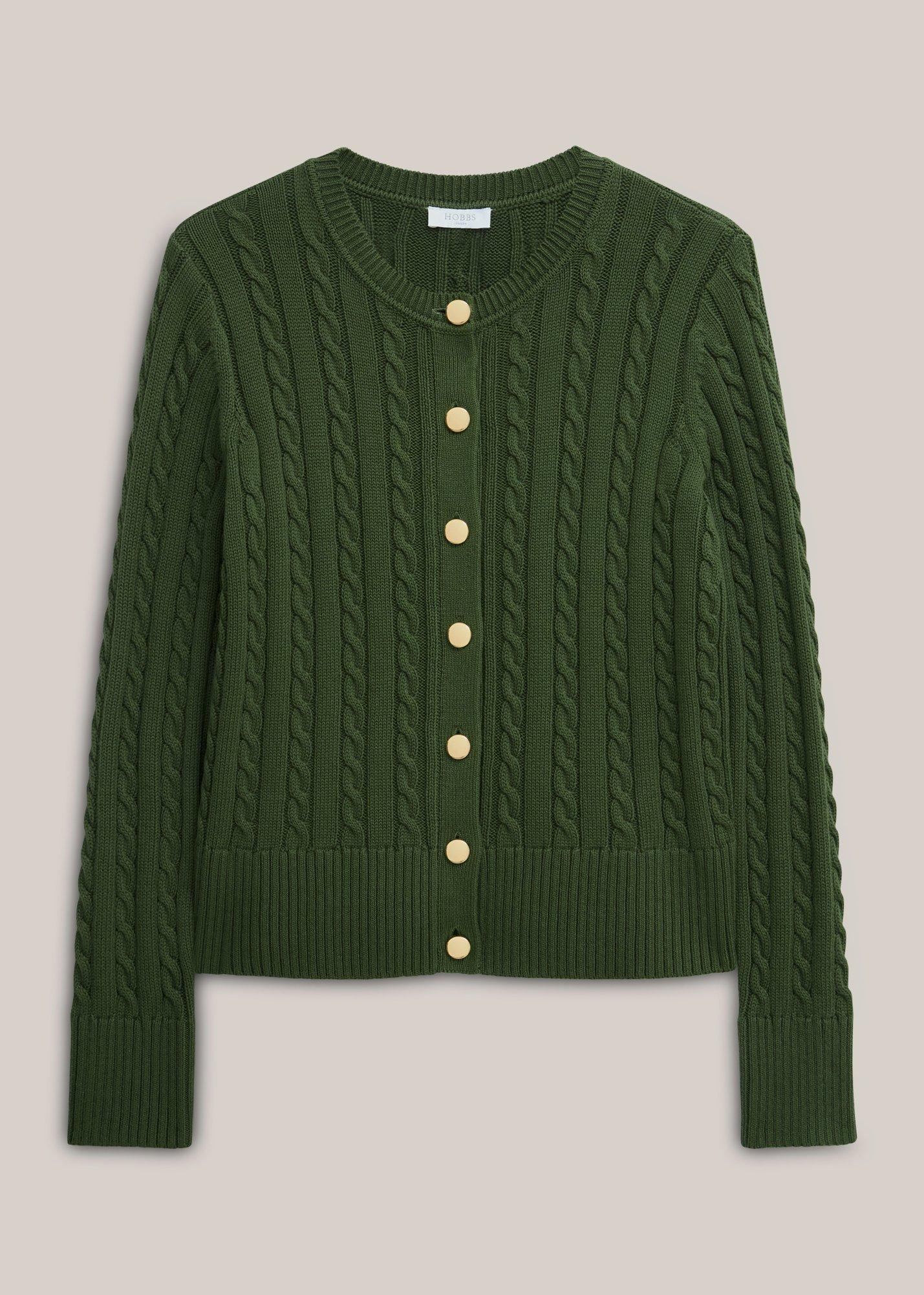 Penrose Cotton Cable Cardigan