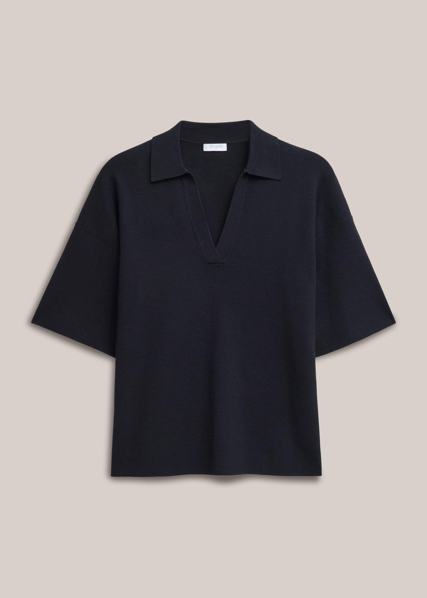 Lenora Relaxed Fit Polo Sweater