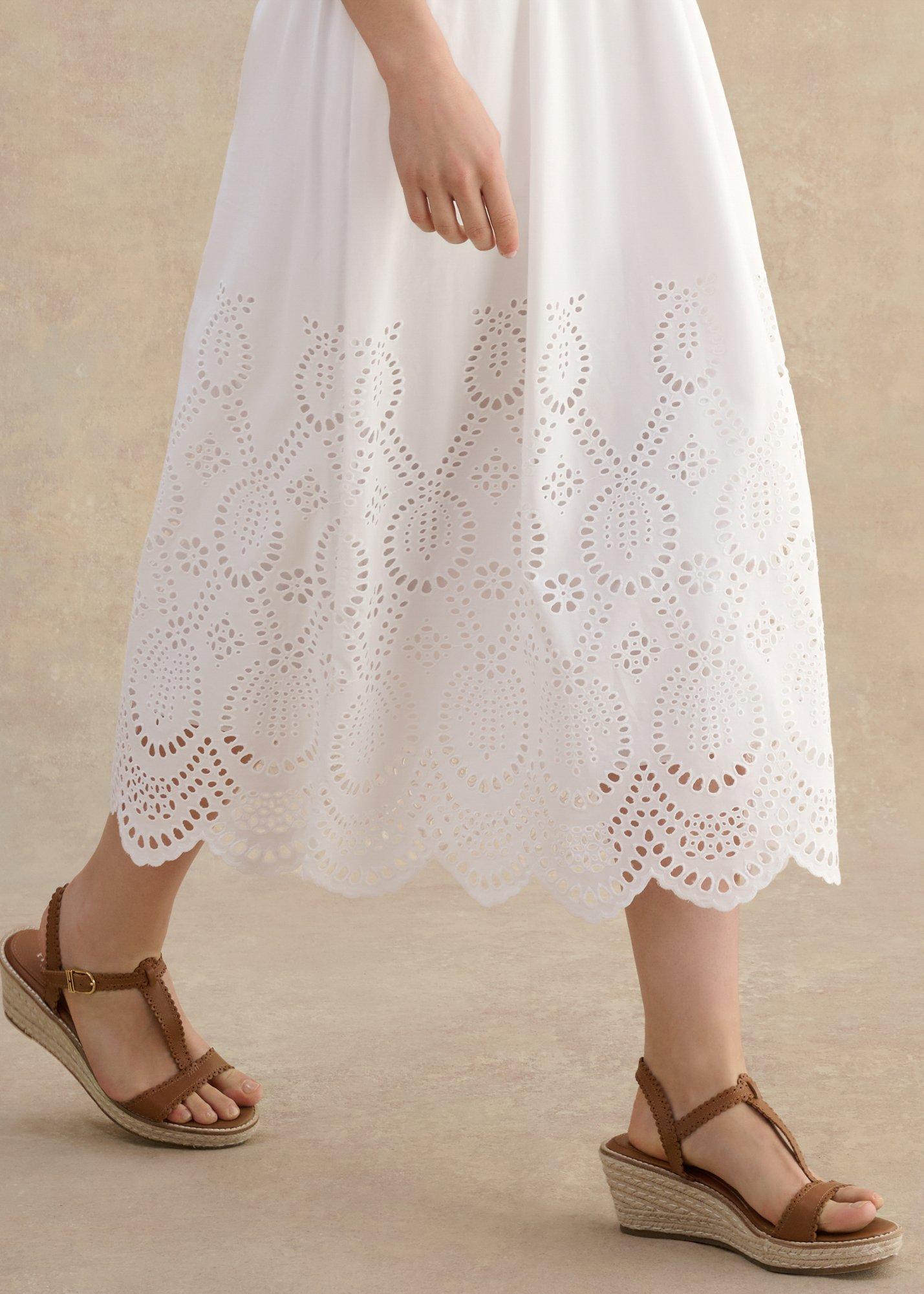 Hollingworth Dress, White, hi-res