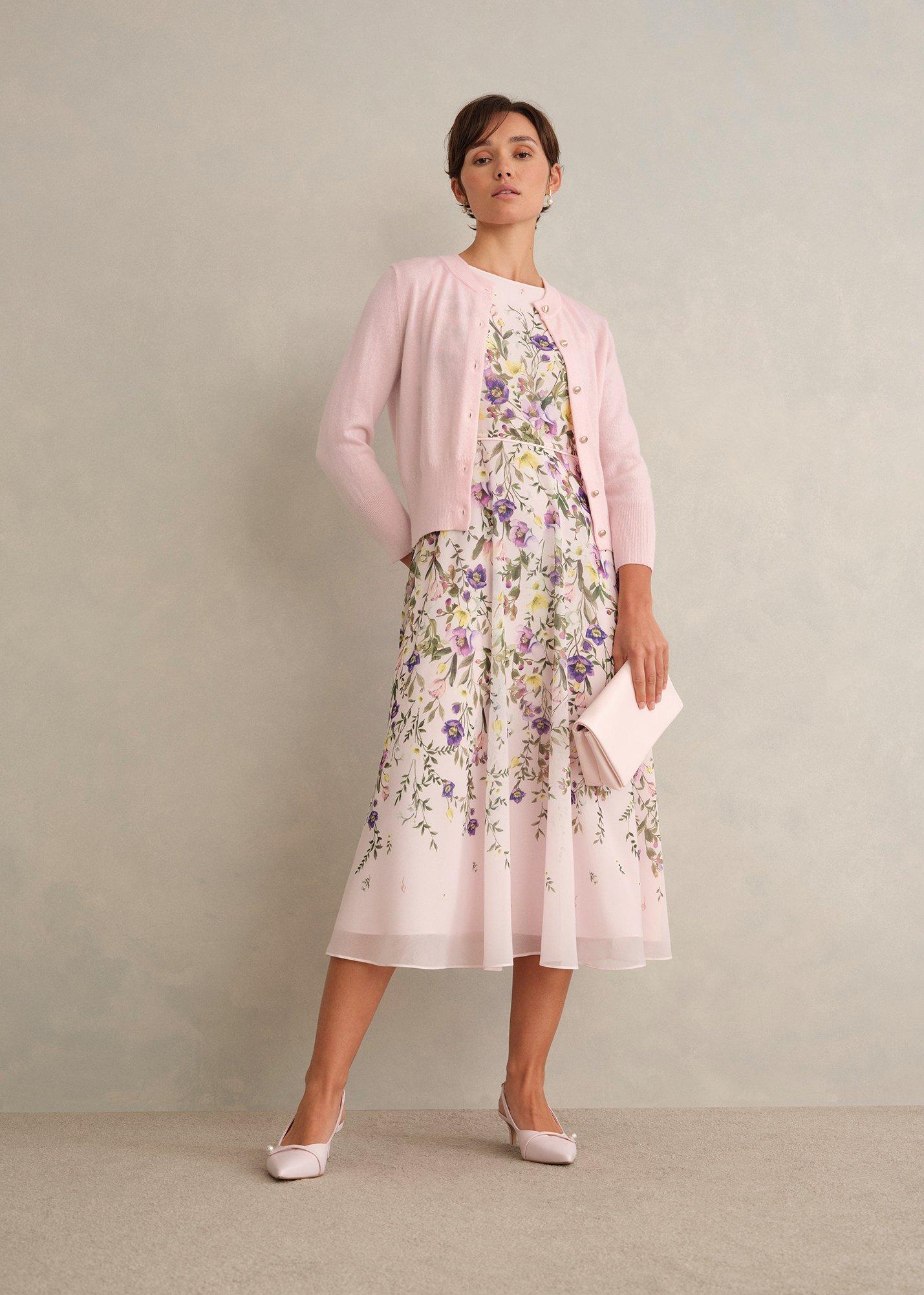 Tresco Cardigan, Pale Pink, hi-res