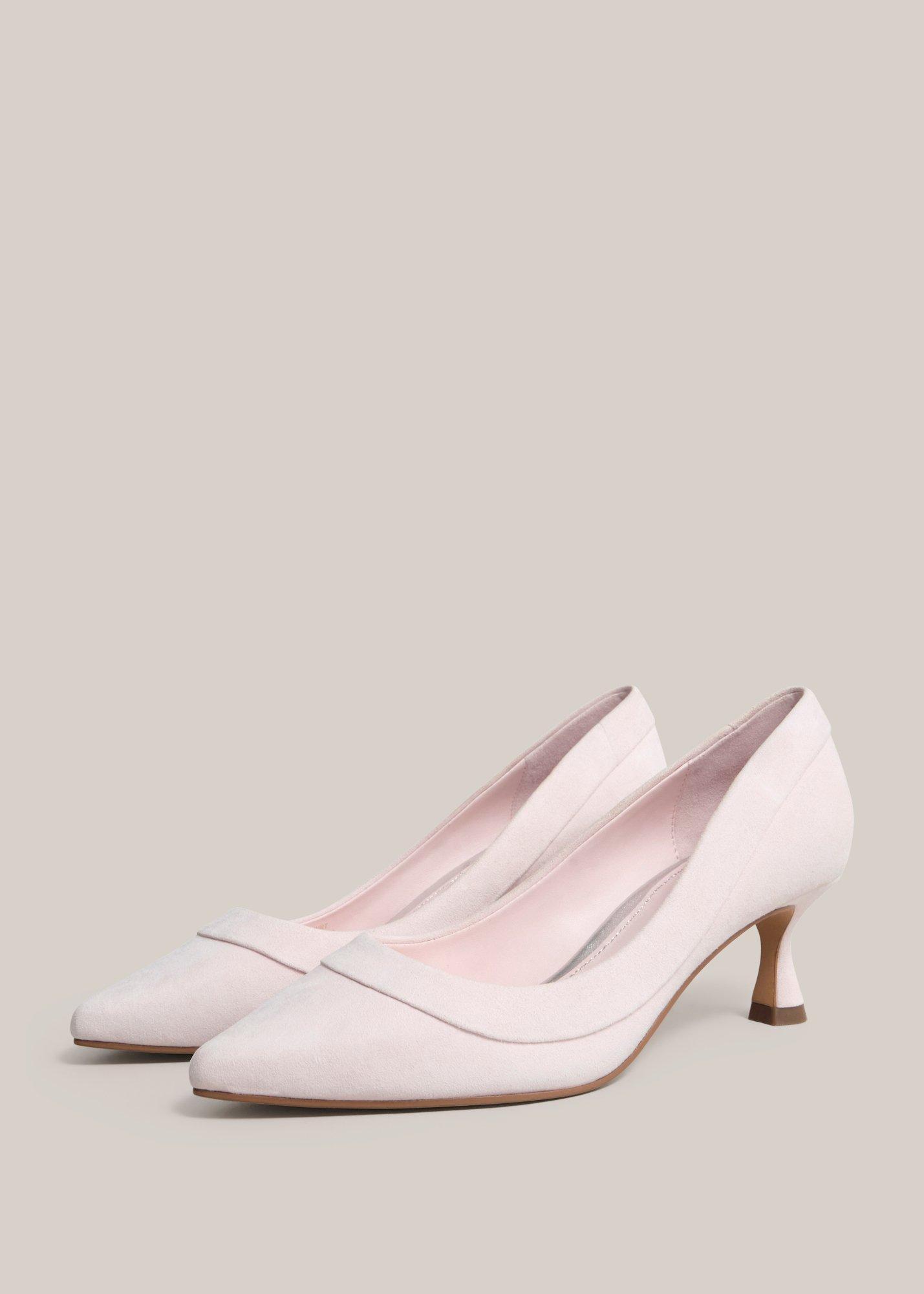 Faye Suede Courts, Pale Pink, hi-res