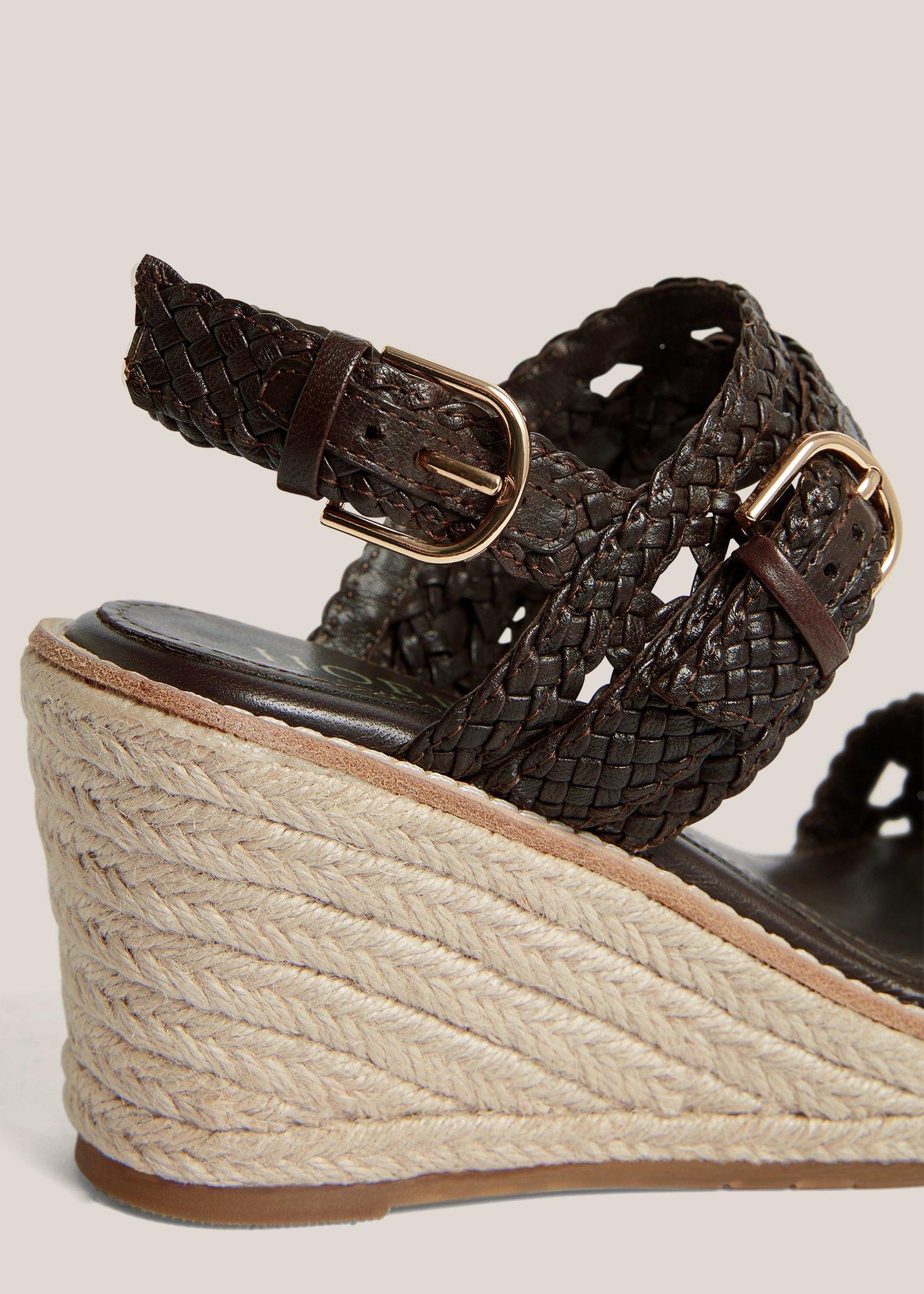 Arabella Suede Espadrilles, Chocolate Brown, hi-res