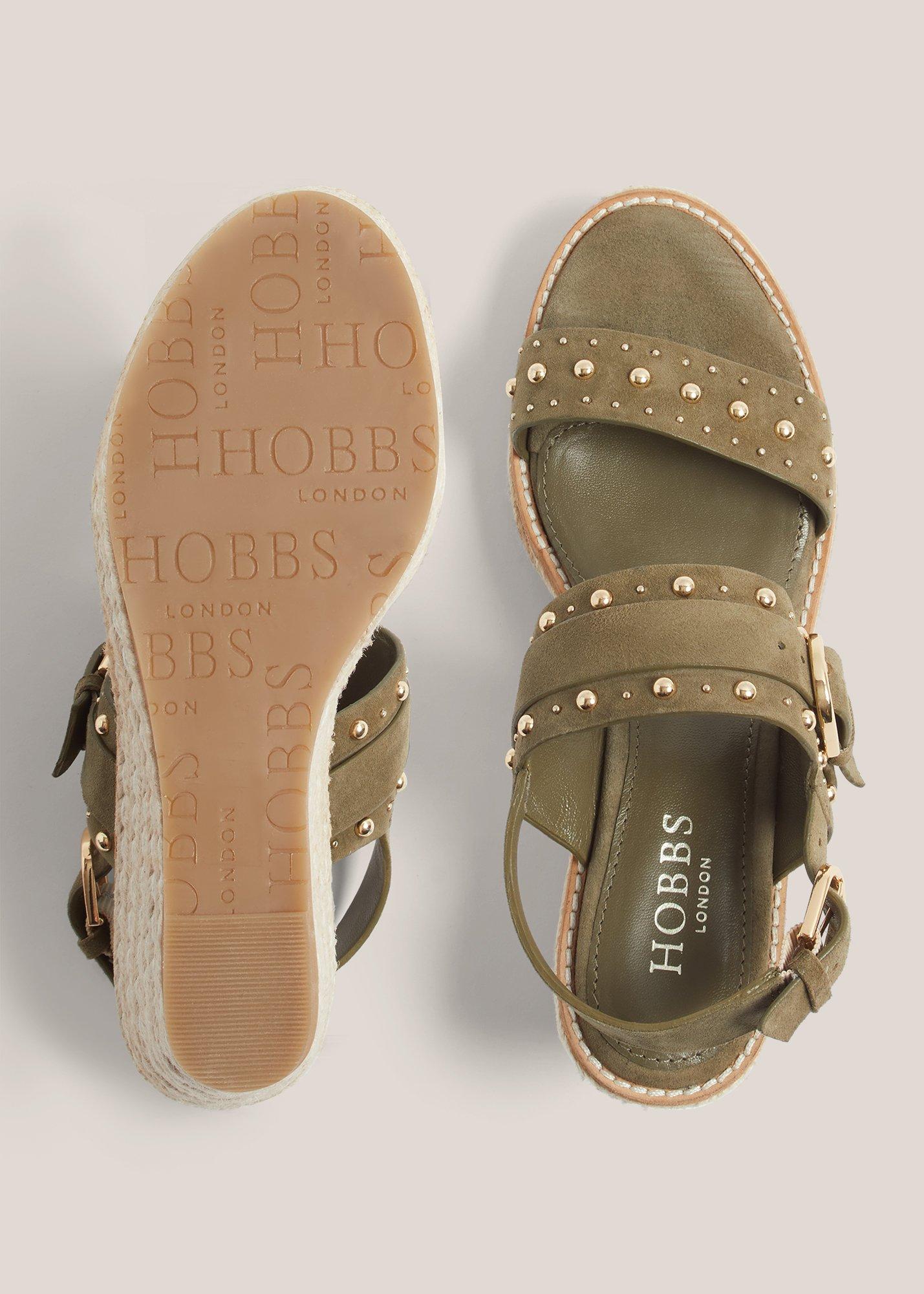 Ashlyn Suede Espadrilles, Dark Olive, hi-res