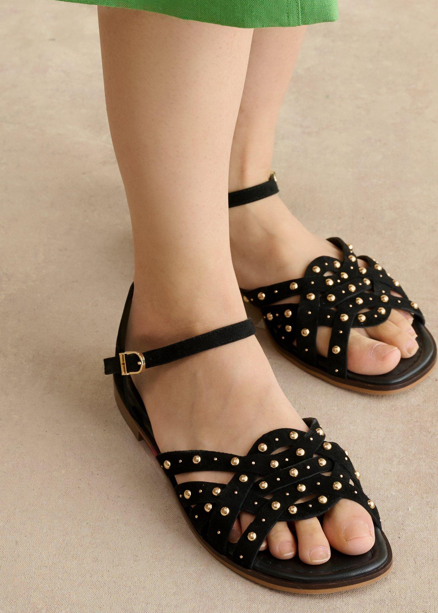 Emerson Sandals, Black, hi-res