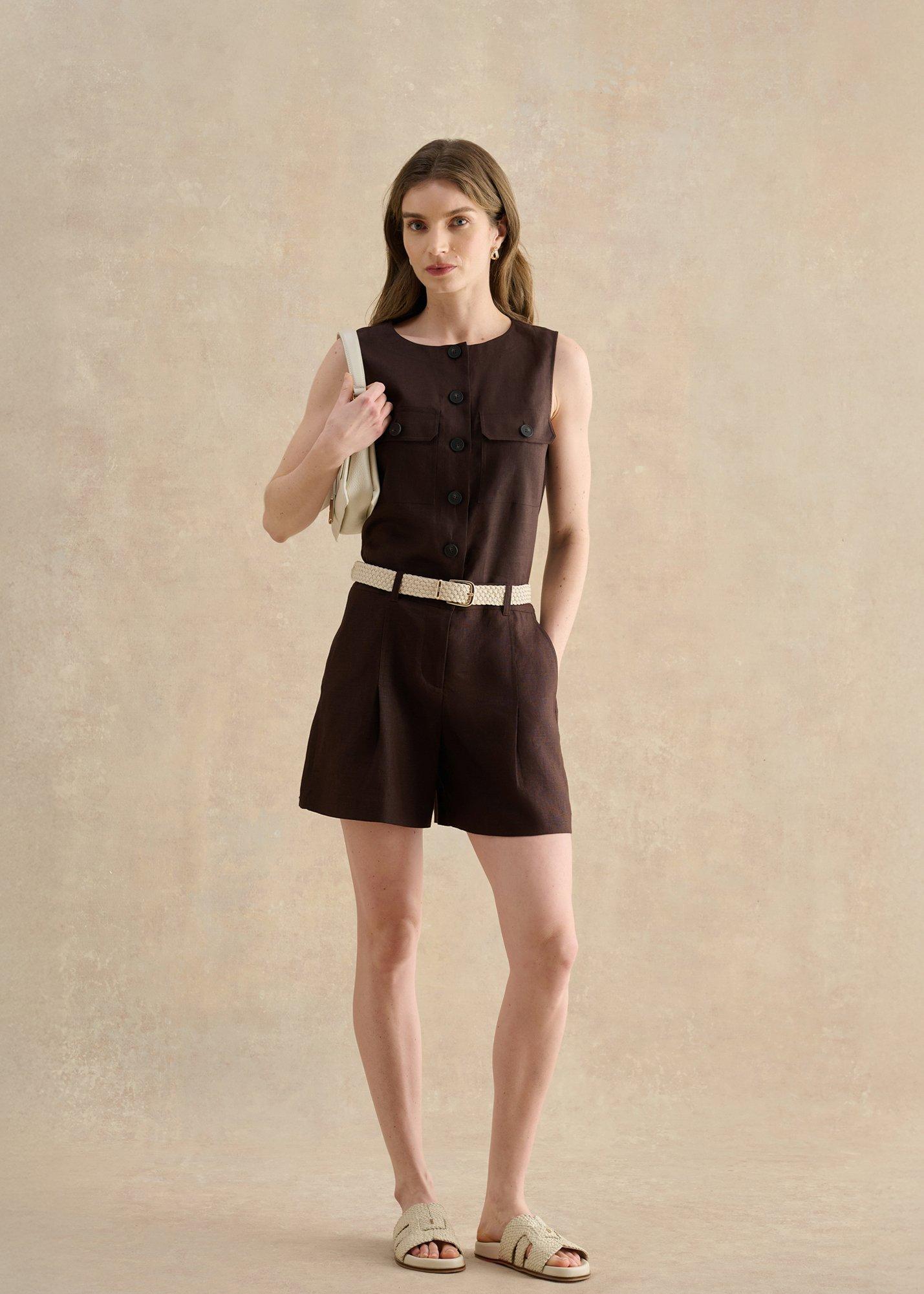 Emma Woven Slides, Warm Ivory, hi-res