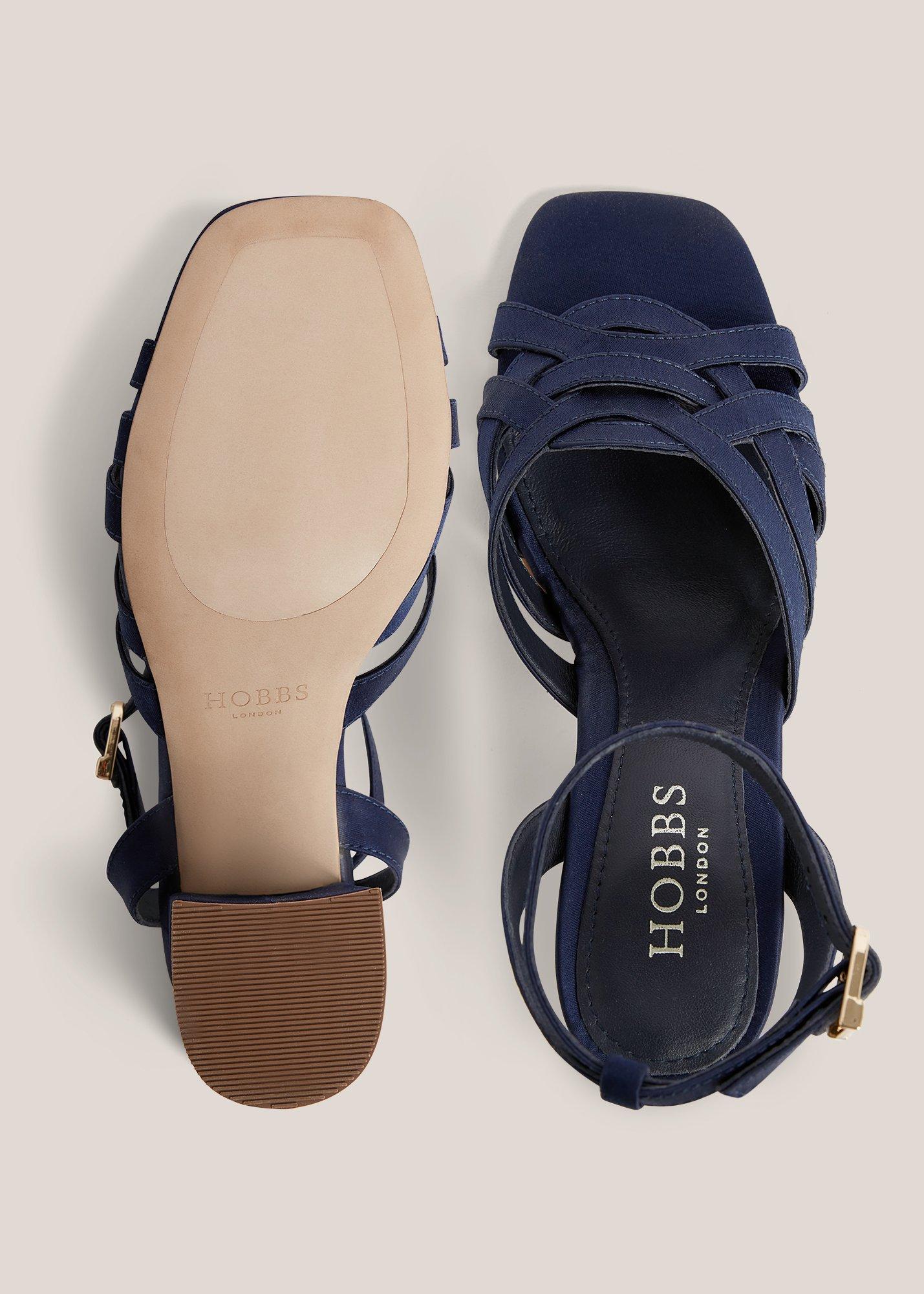 Emerson Heeled Sandals, Midnight Navy, hi-res