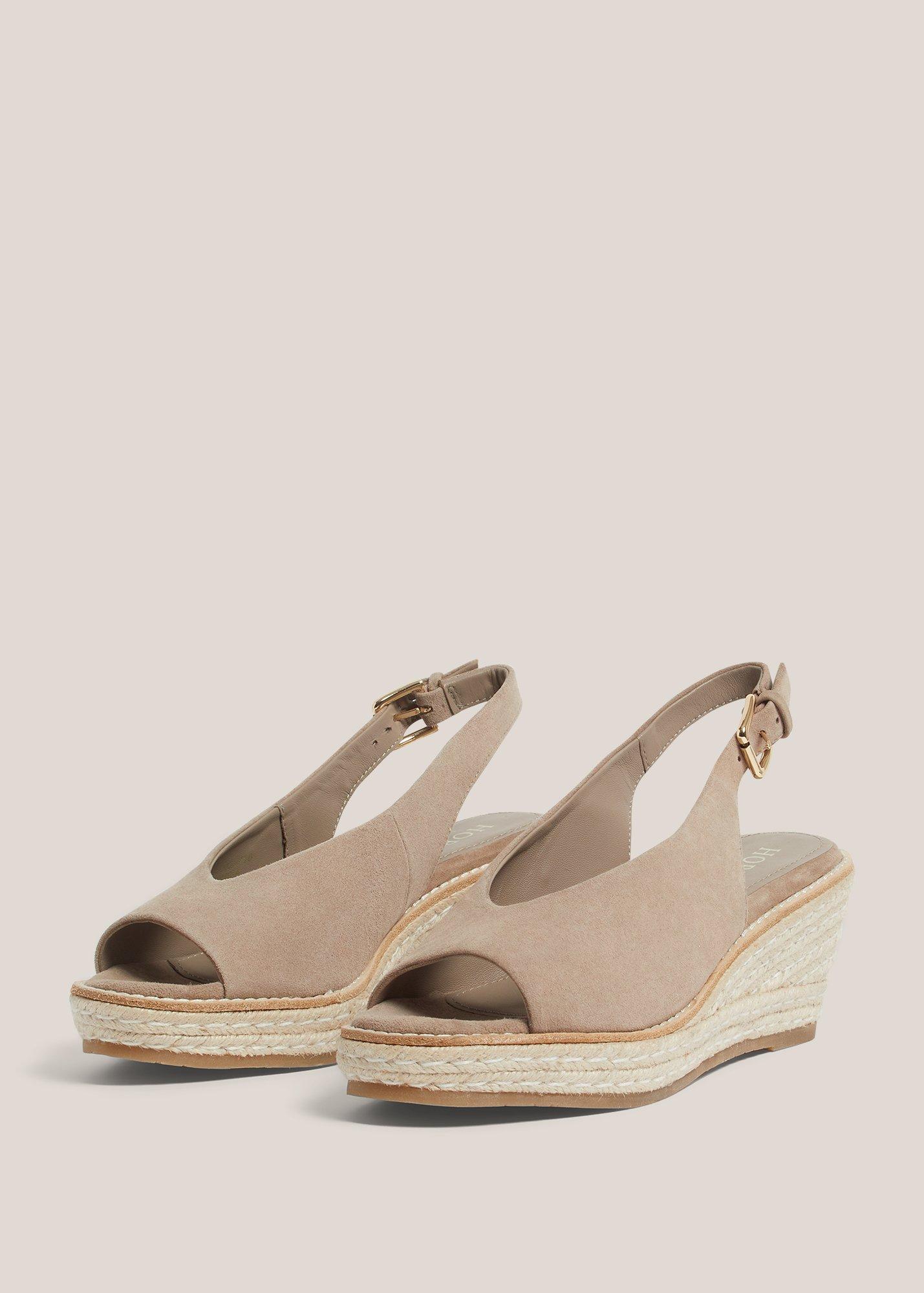 Kali Suede Espadrilles, Mushroom, hi-res