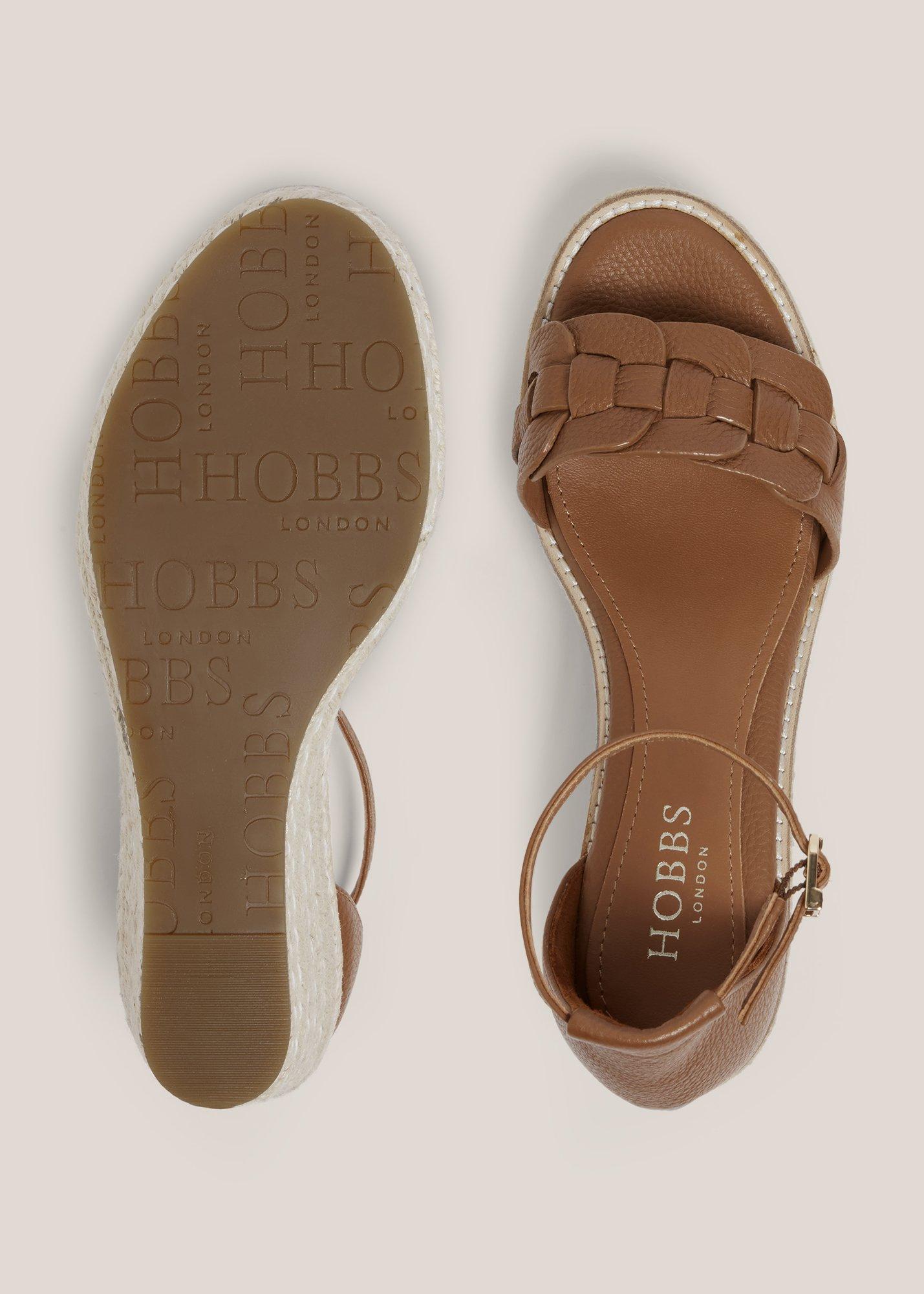 Francis Leather Espadrilles, Tan, hi-res