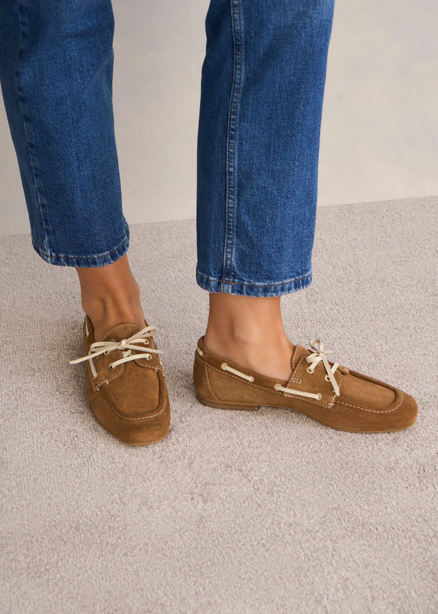 Yasmine Loafers, Tan, hi-res