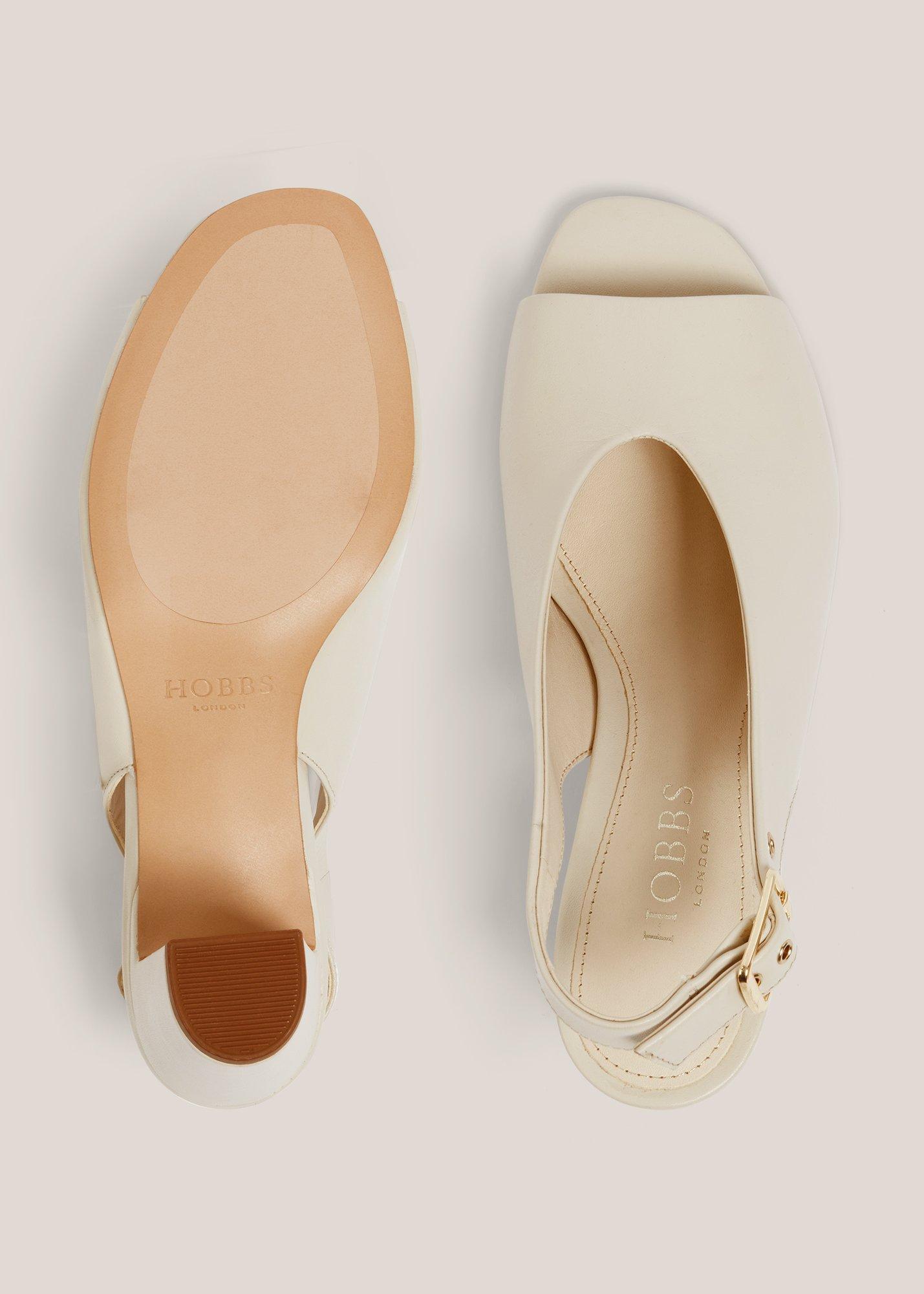 Kali Leather Sandals, Warm Ivory, hi-res