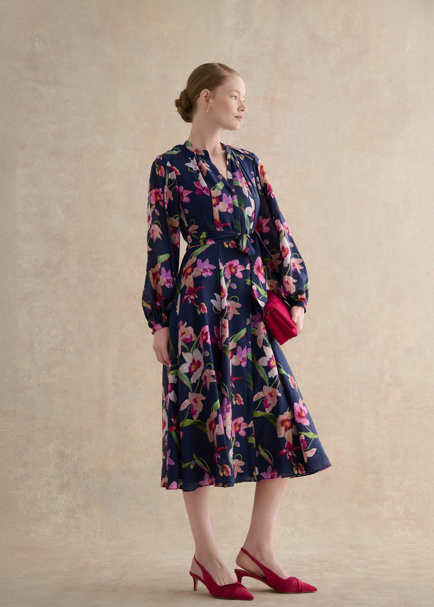 Renee Suede Slingbacks, Bright Pink, hi-res