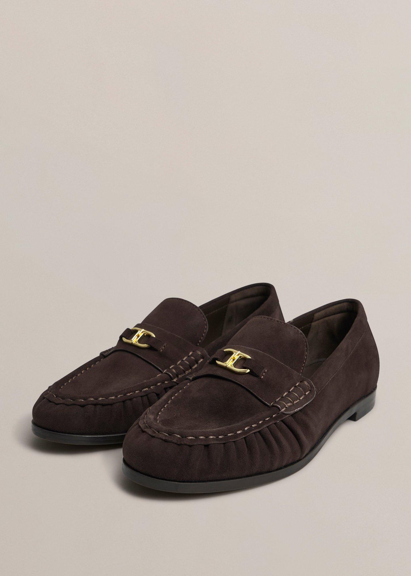 Alana Loafers, Chocolate Brown, hi-res
