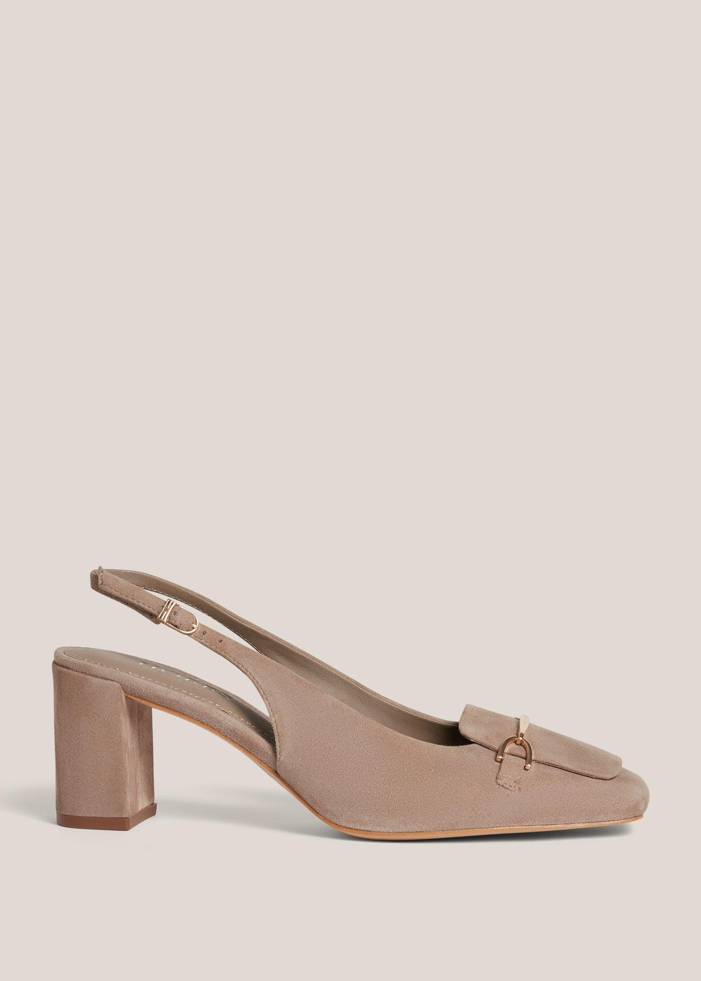 Jaida Suede Slingbacks