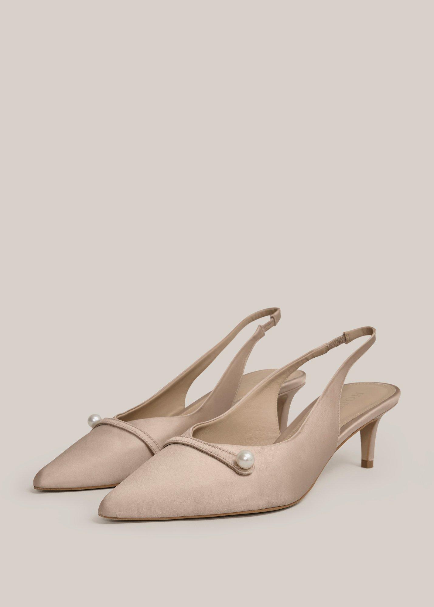 Serena Slingbacks, Champagne, hi-res