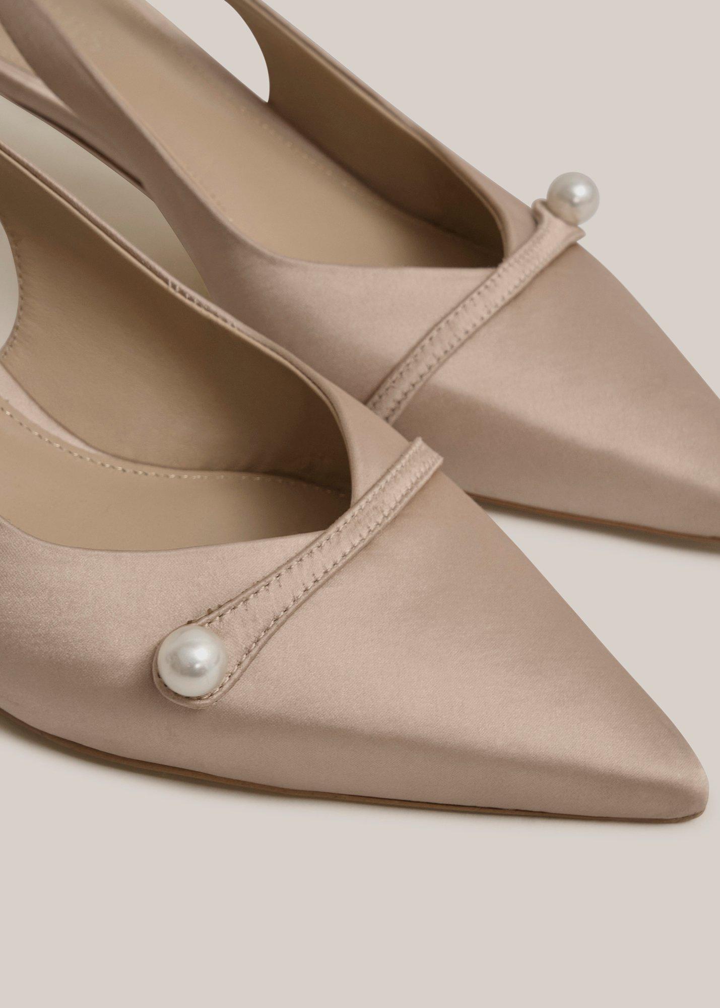 Serena Slingbacks, Champagne, hi-res