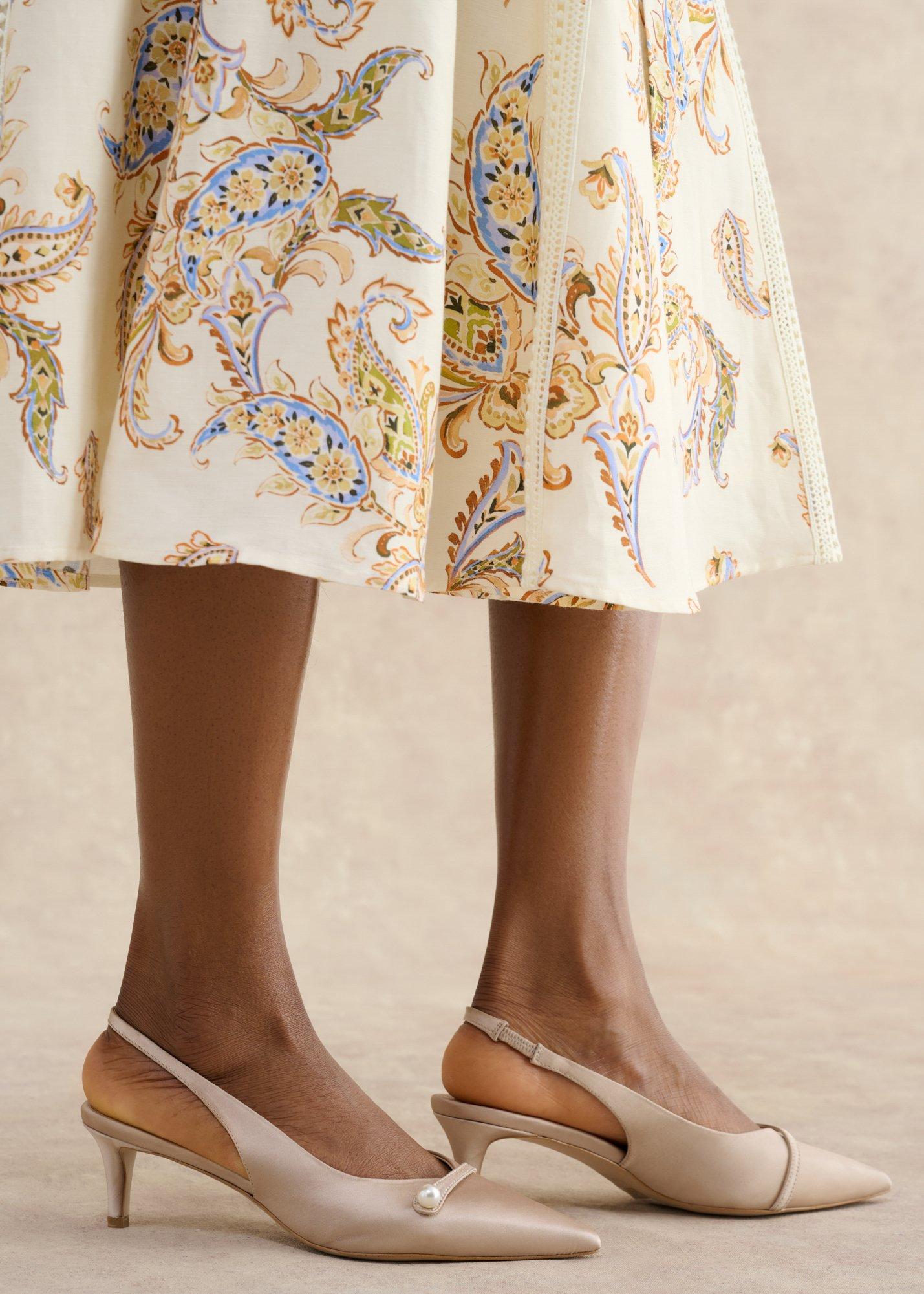 Serena Slingbacks, Champagne, hi-res