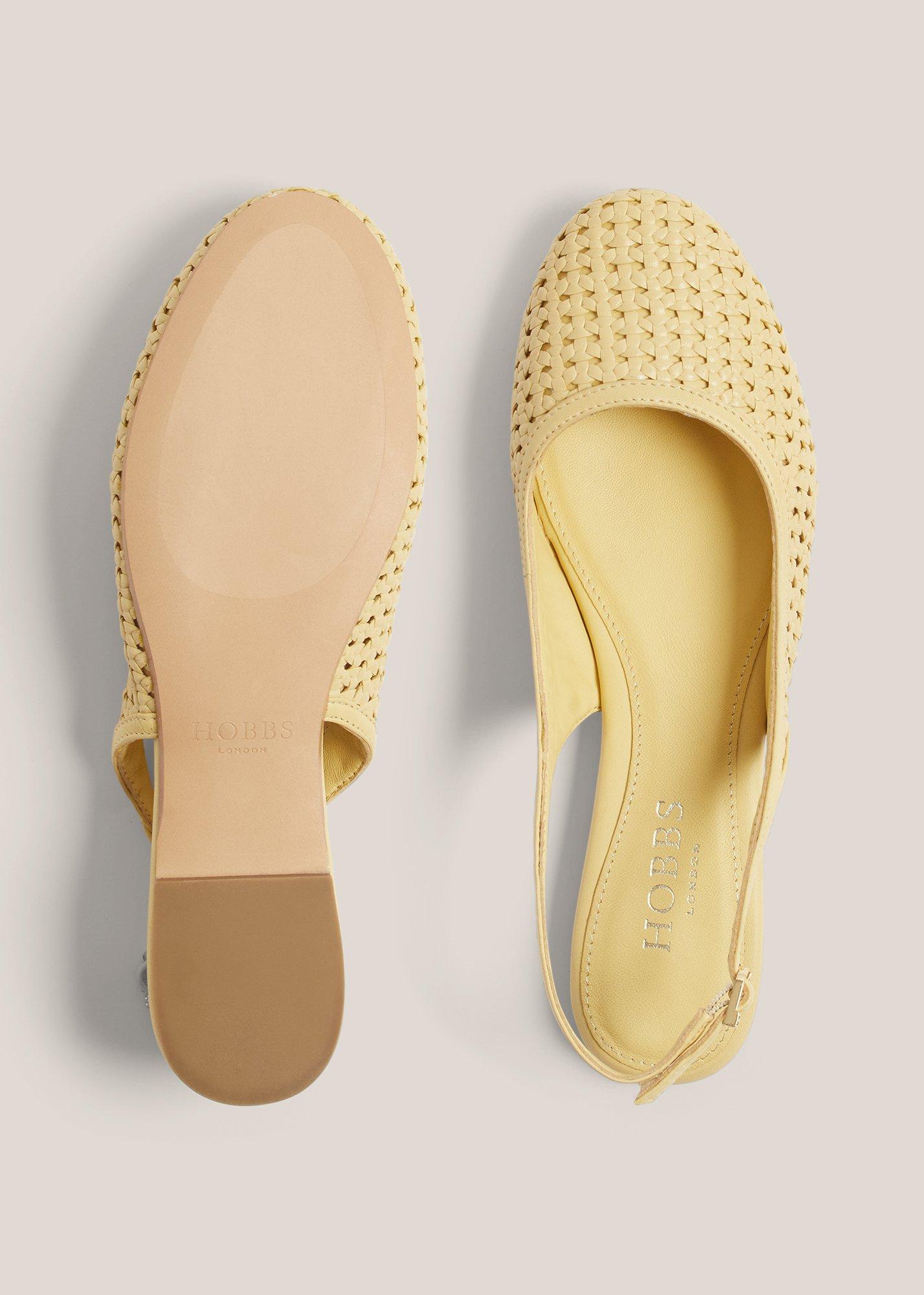 Georgia Slingbacks, Butter Yellow, hi-res