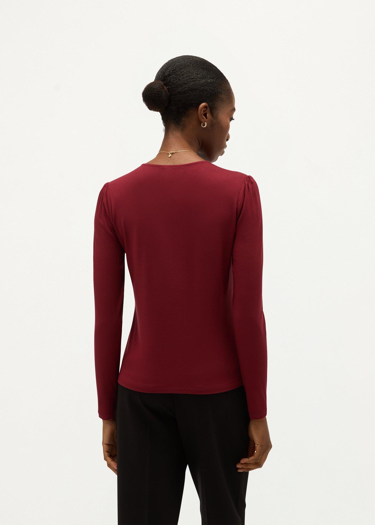 Hannah Top, Mulberry Red, hi-res