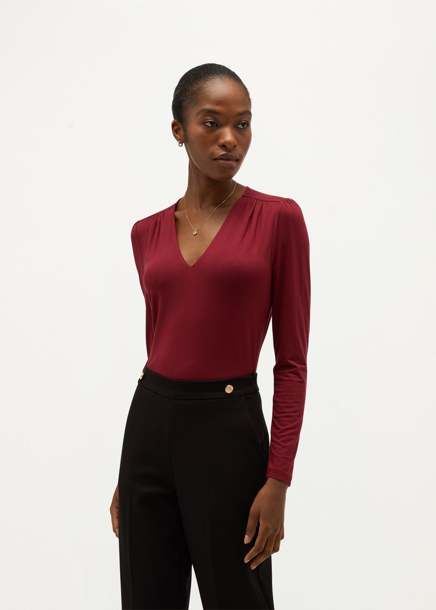 Hannah Top, Mulberry Red, hi-res