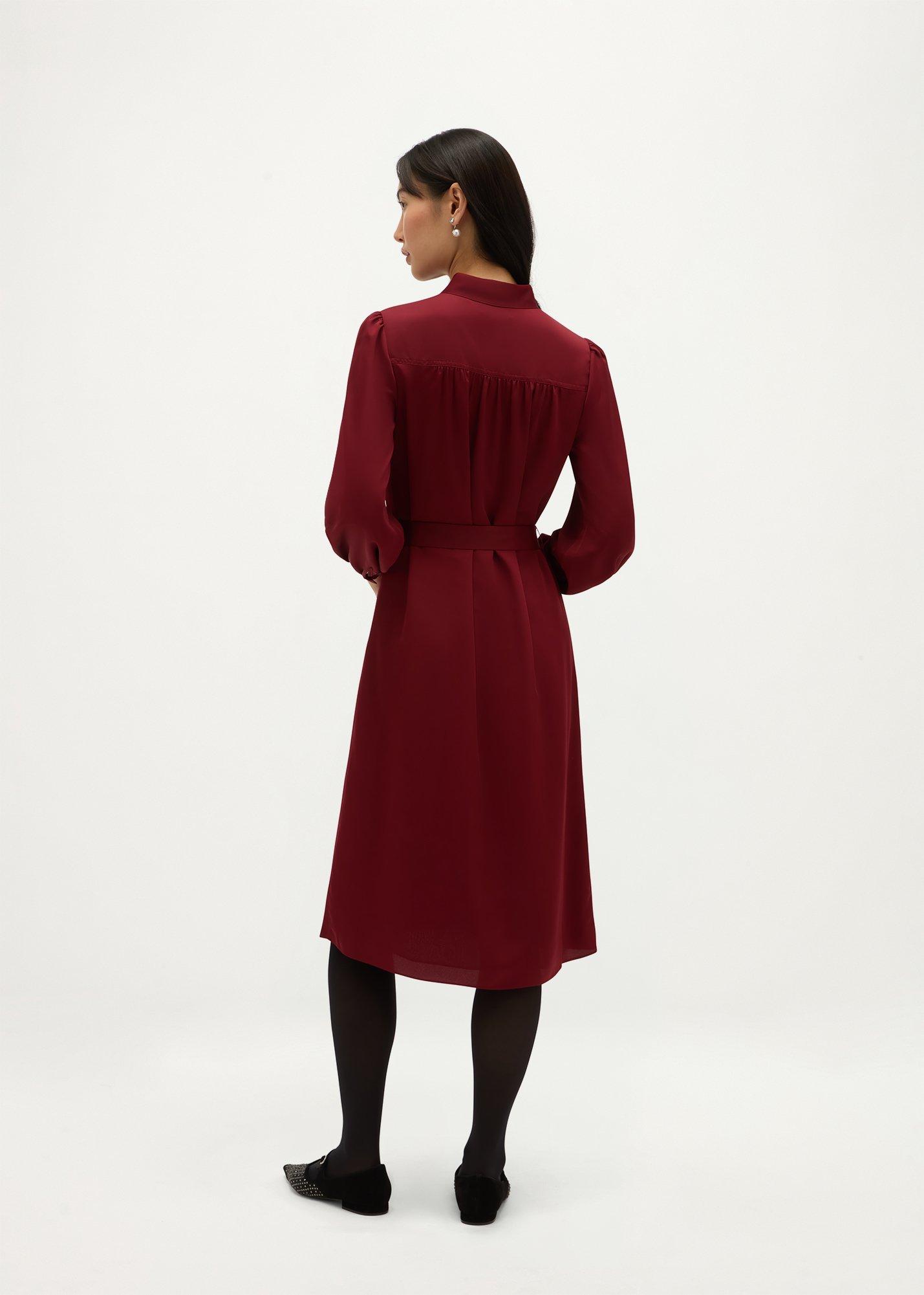 Nola Dress, Mulberry Red, hi-res