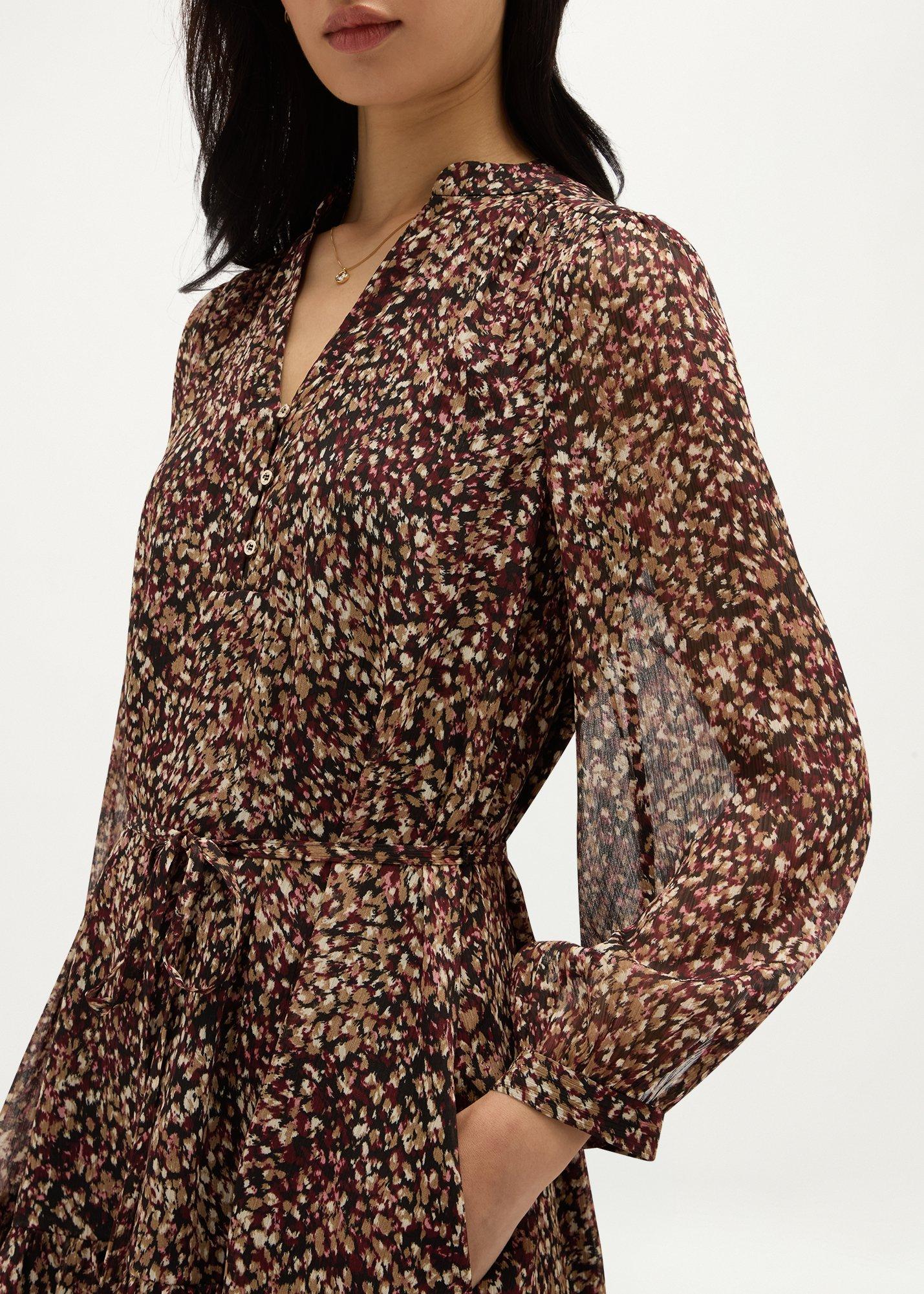 Ria Dress, Camel Multi, hi-res