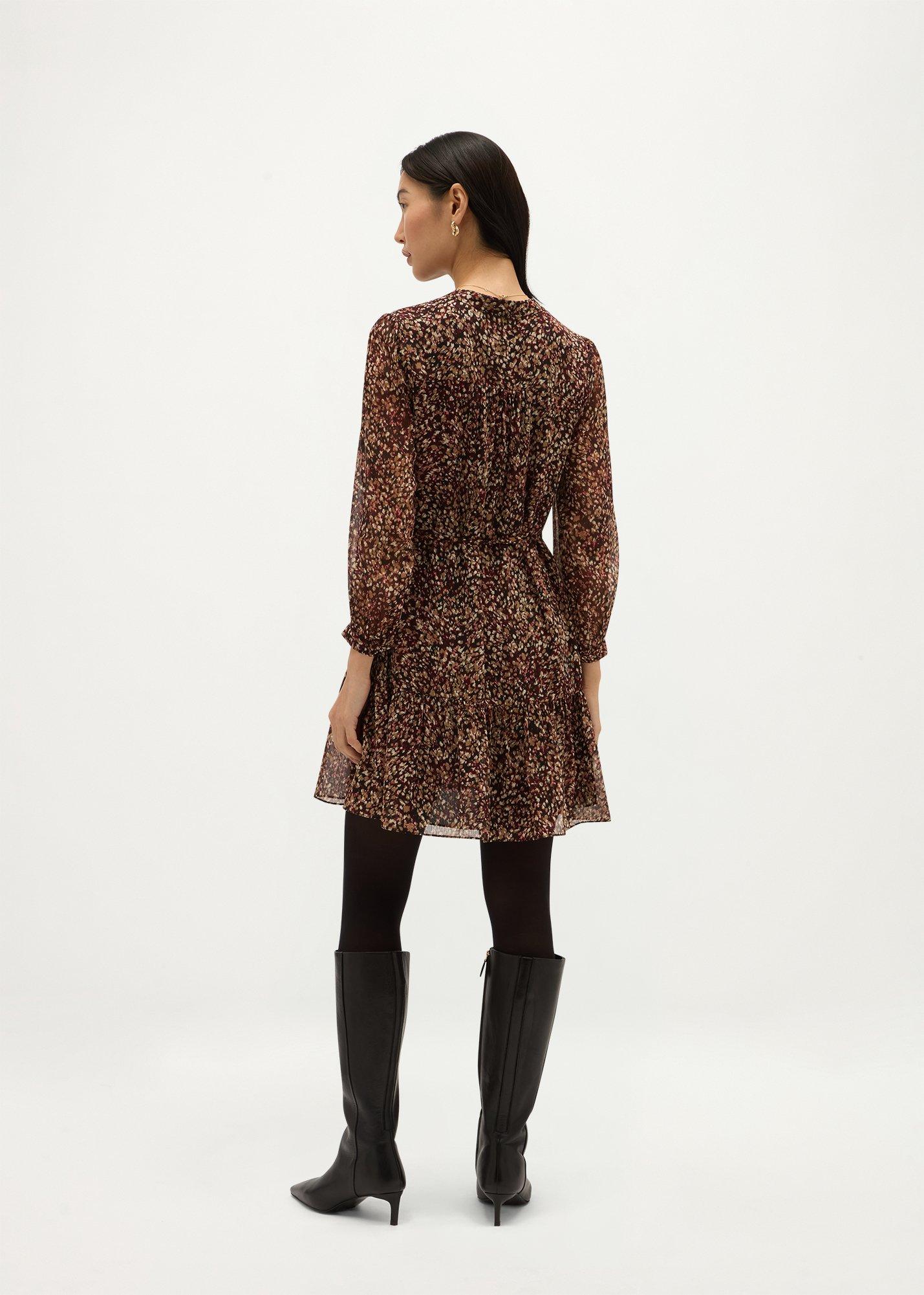 Ria Dress, Camel Multi, hi-res