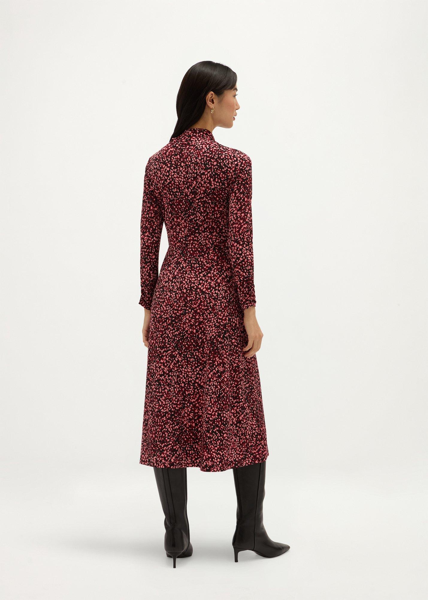 Petite Aliza Jersey Dress, Pink Multi, hi-res