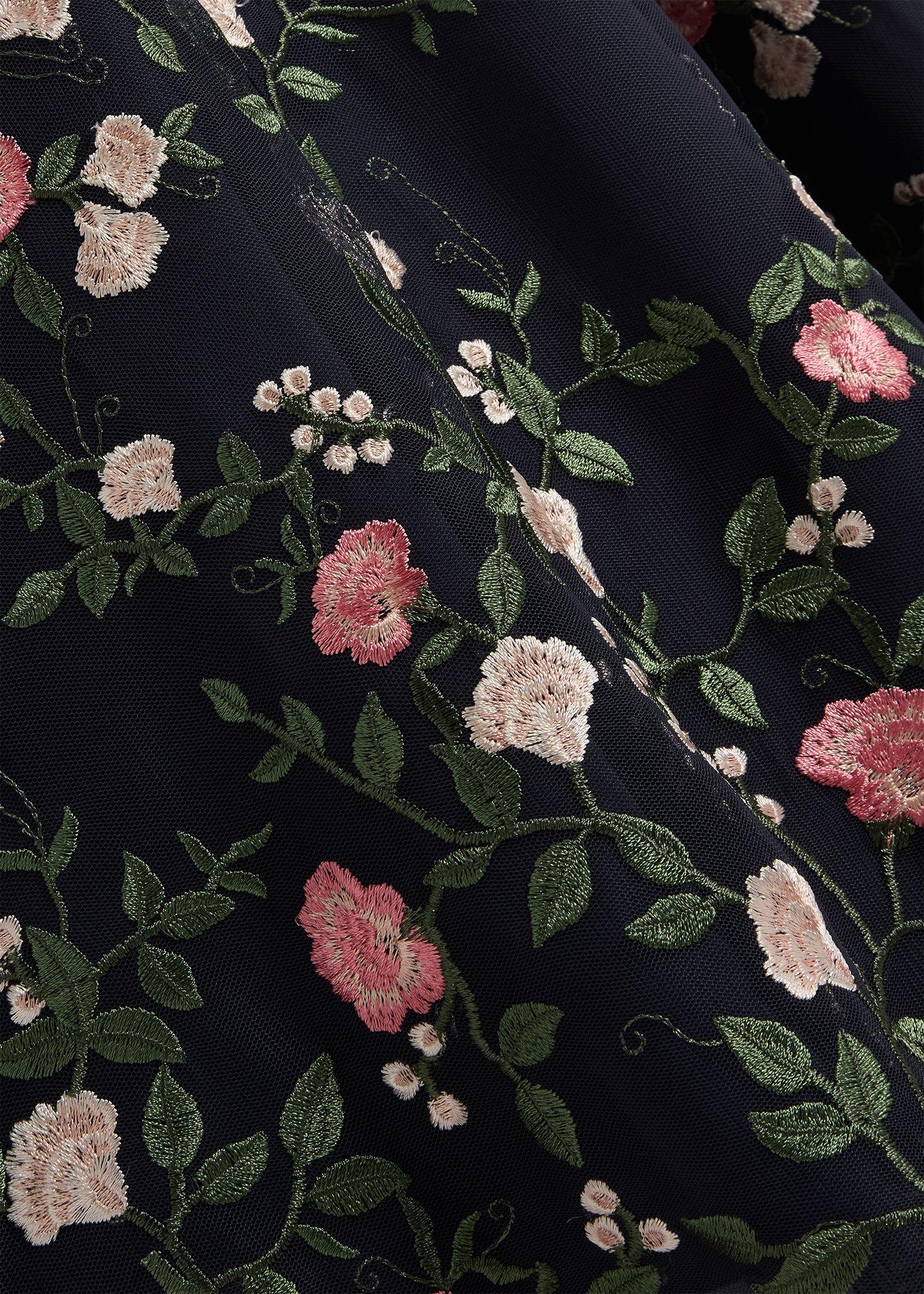 Lulu Embroidered Dress, Midnight Multi, hi-res