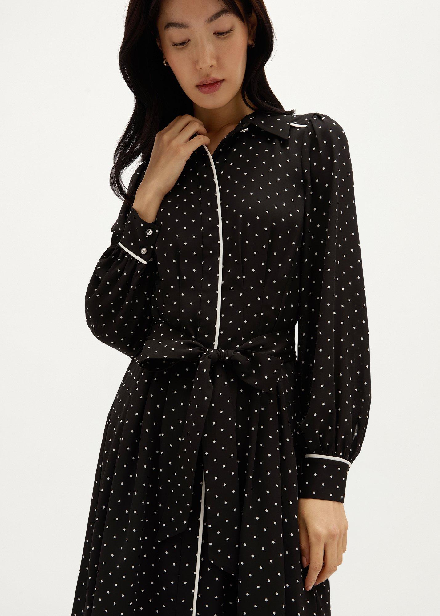 Felicity Dress, Black Ivory, hi-res
