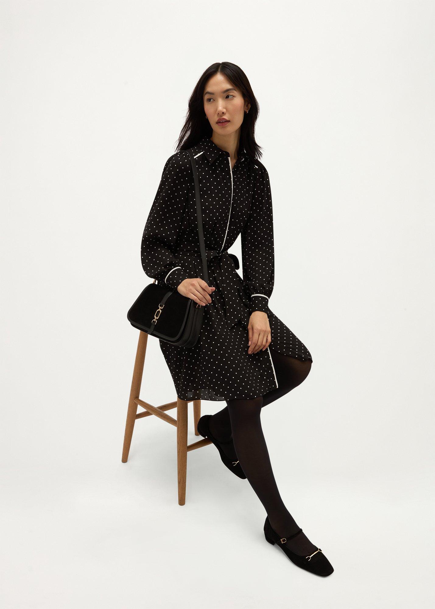 Felicity Dress, Black Ivory, hi-res
