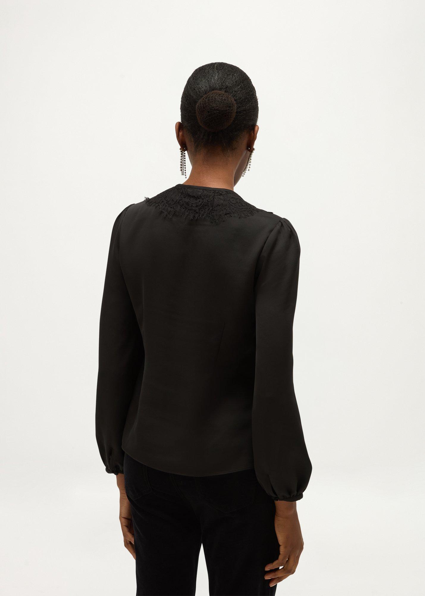 Aurora Blouse, Black, hi-res