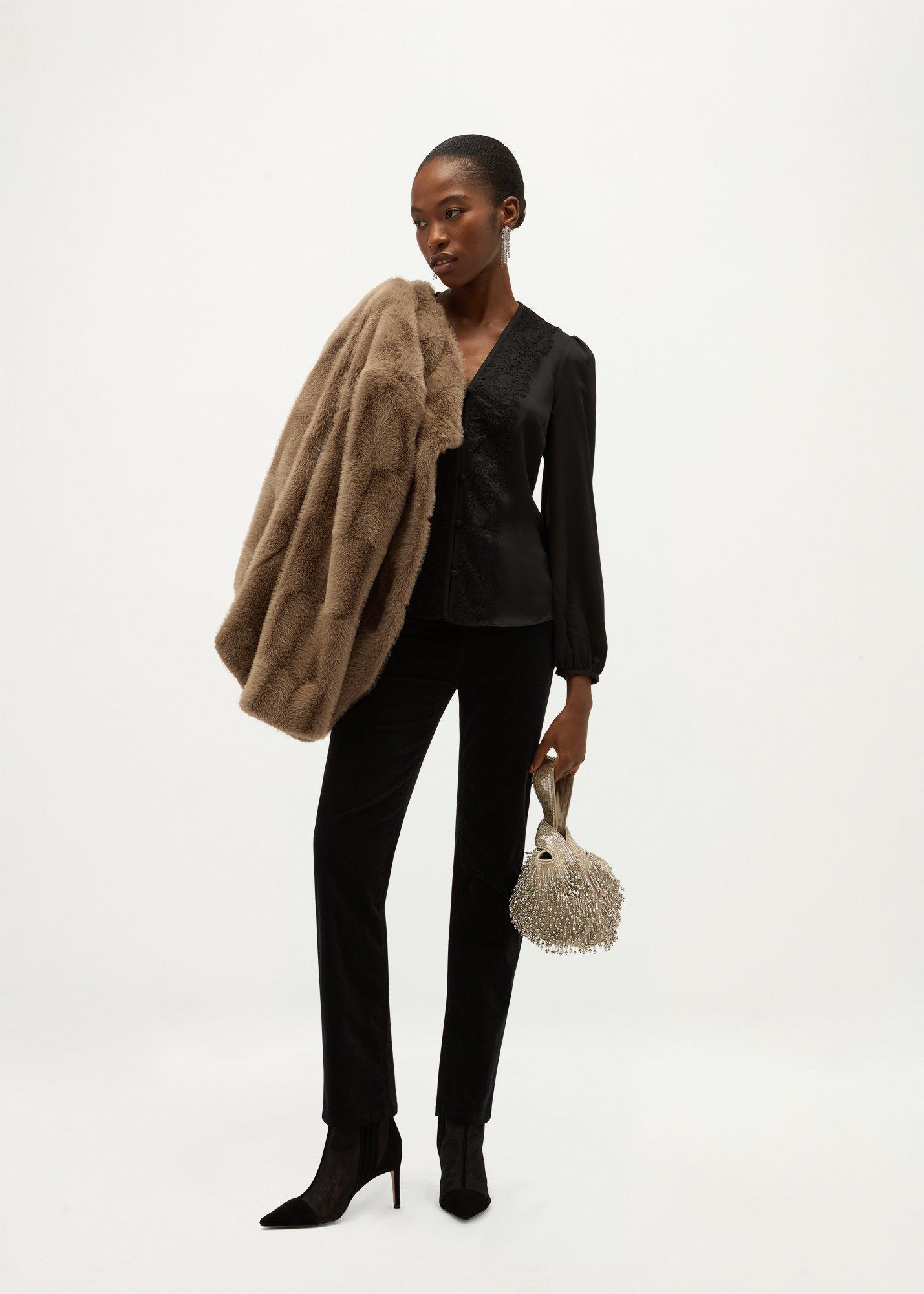 Aurora Blouse, Black, hi-res