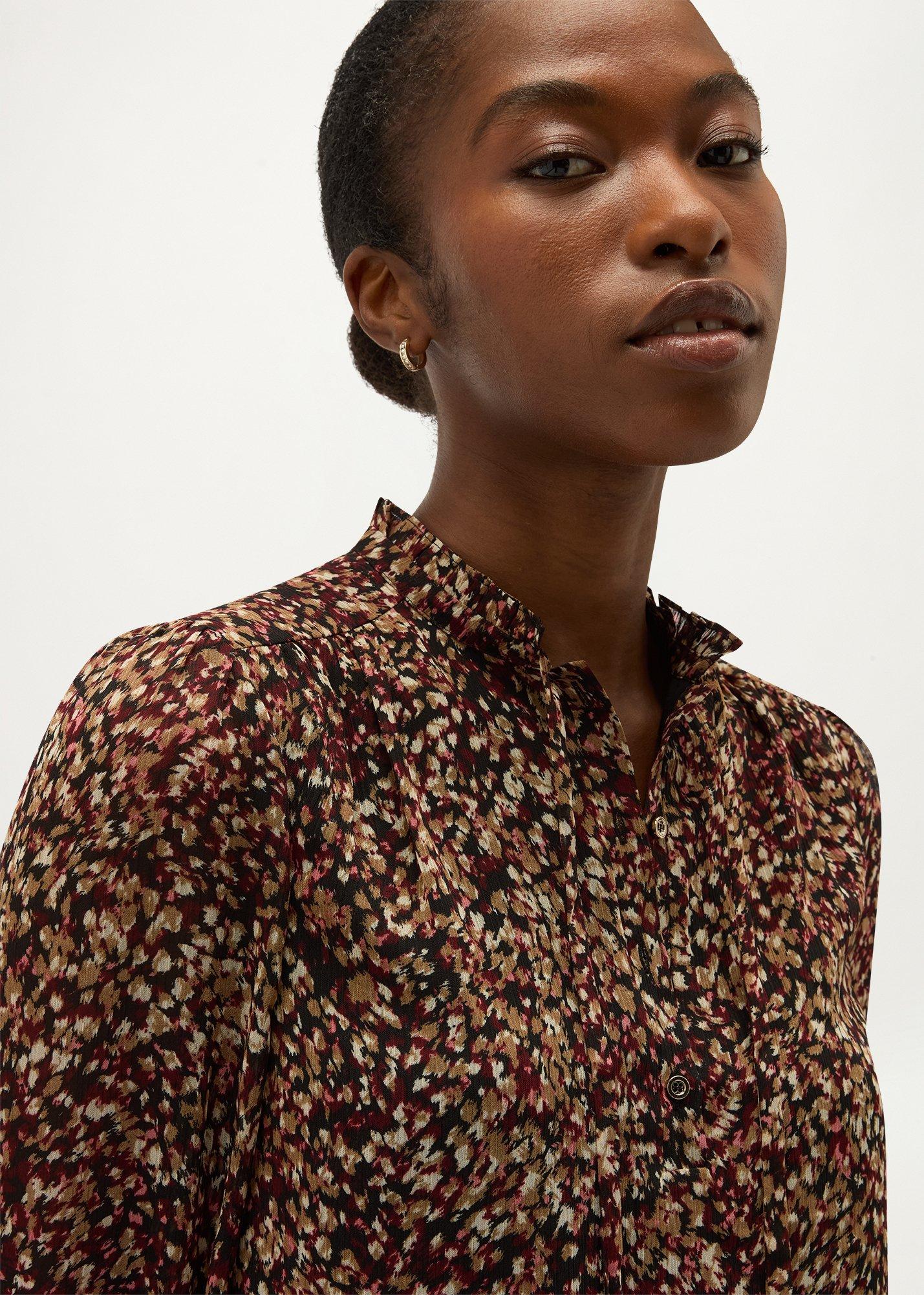 Etty Blouse, Camel Multi, hi-res