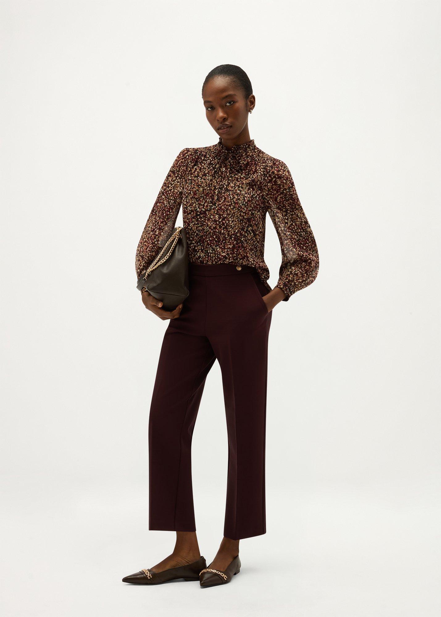 Etty Blouse, Camel Multi, hi-res