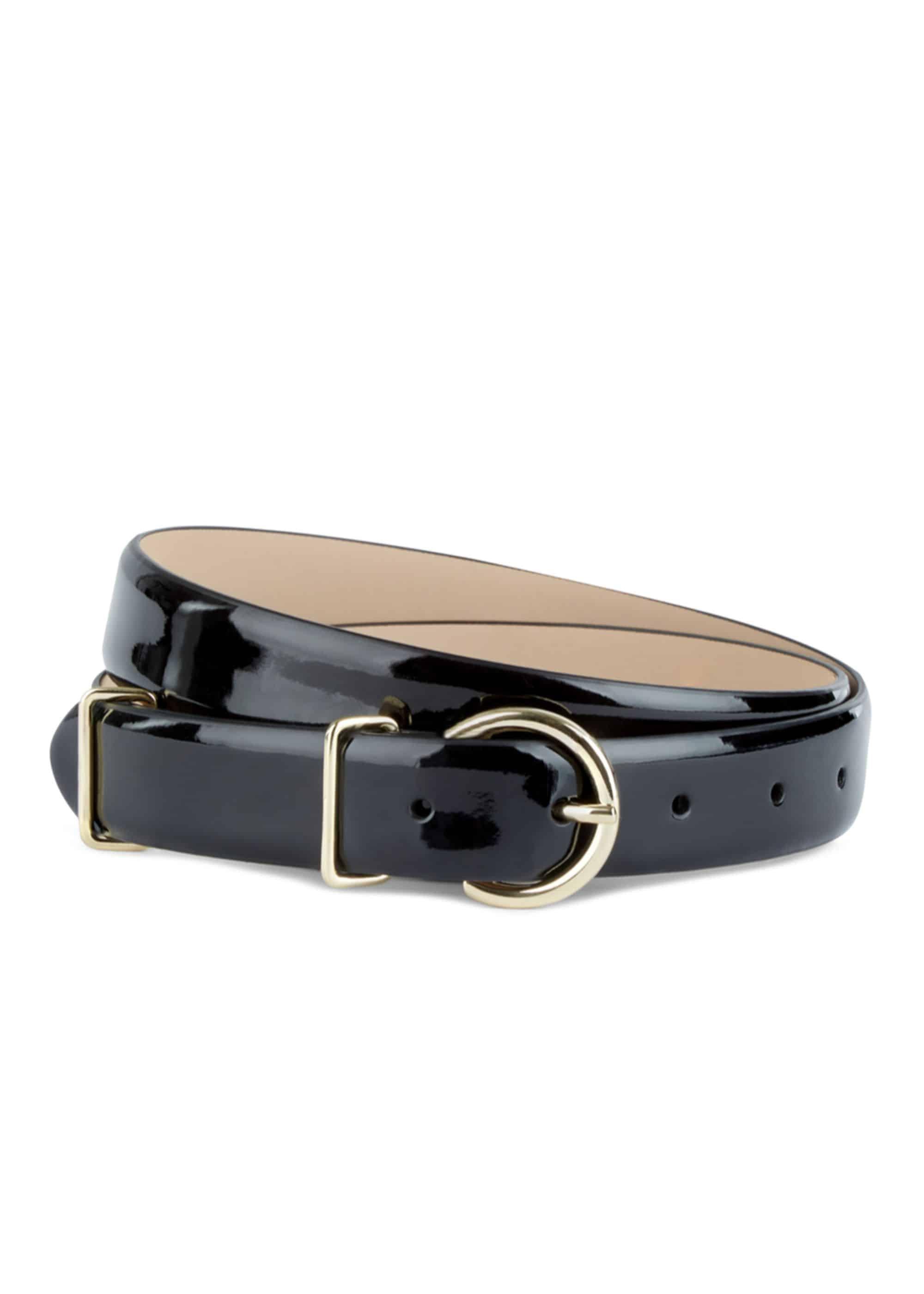 Kenya Patent Belt, Black, hi-res