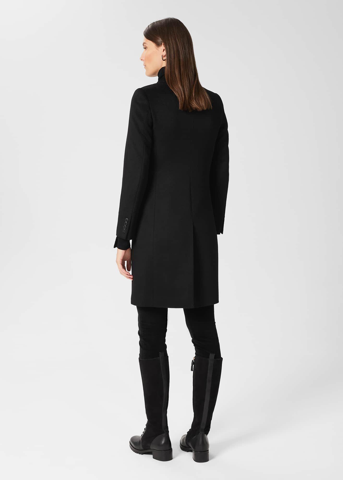 Tilda Wool Coat, Black, hi-res