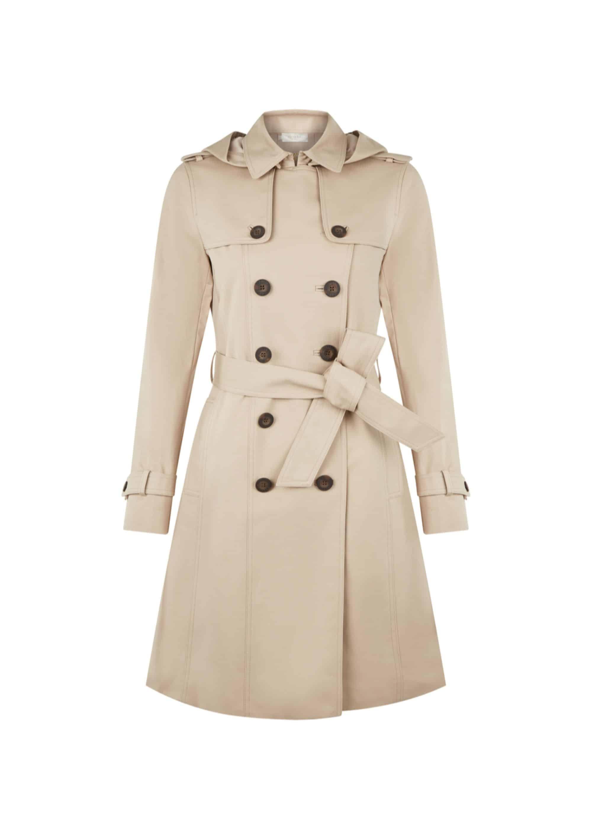 Saffie Water Resistant Trench Coat